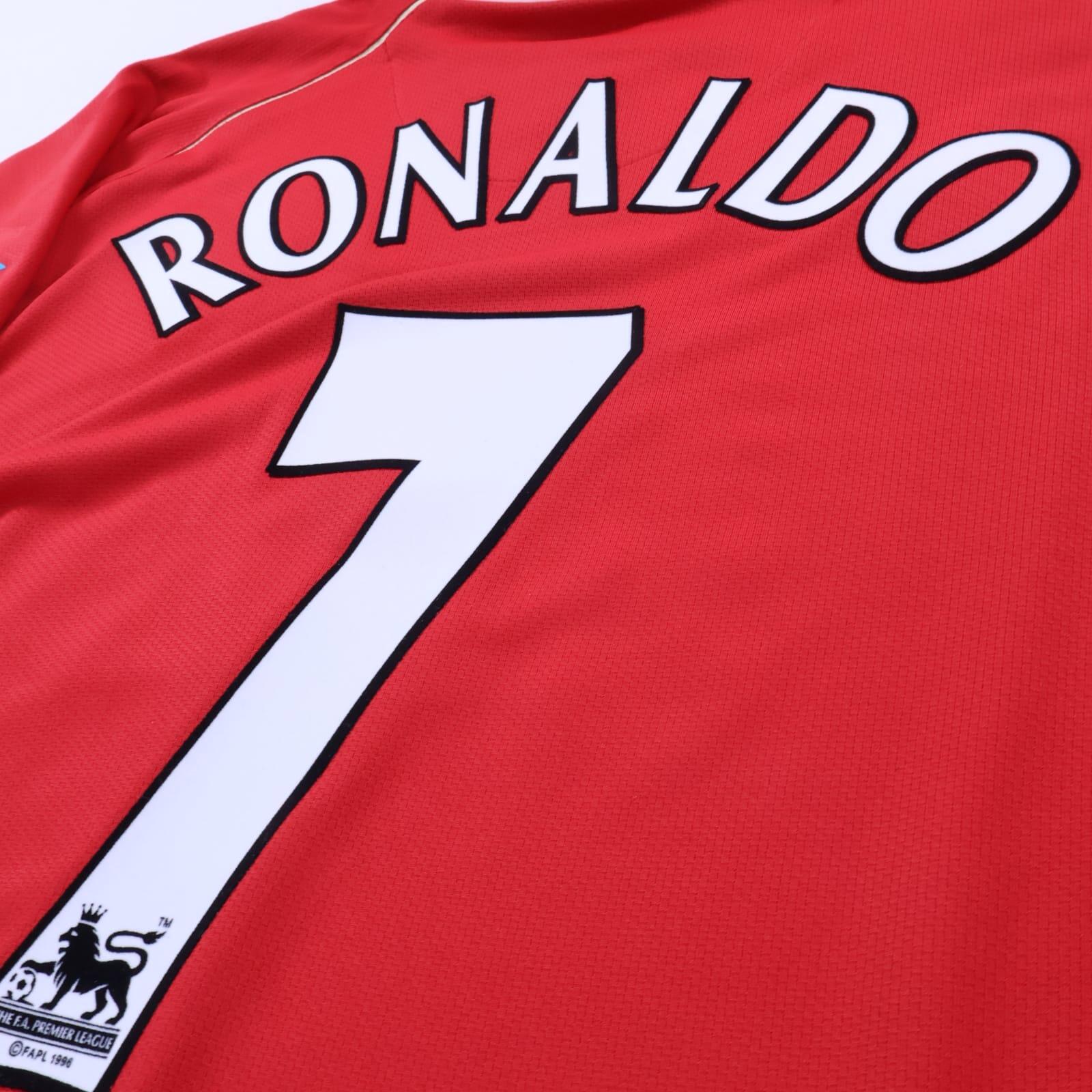 Manchester United Ronaldo #7 2006/07 Home Shirt - L