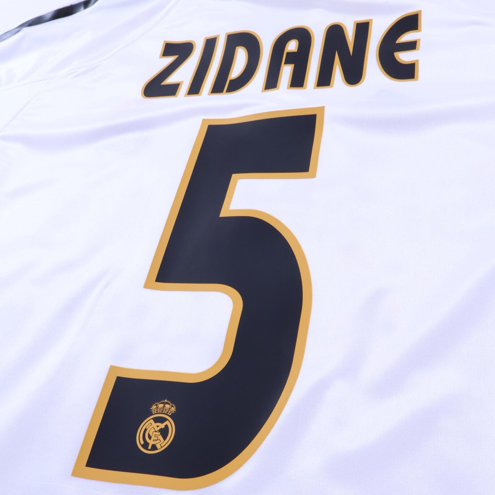 Real Madrid Zidane #5 2001/02 Home Shirt - M
