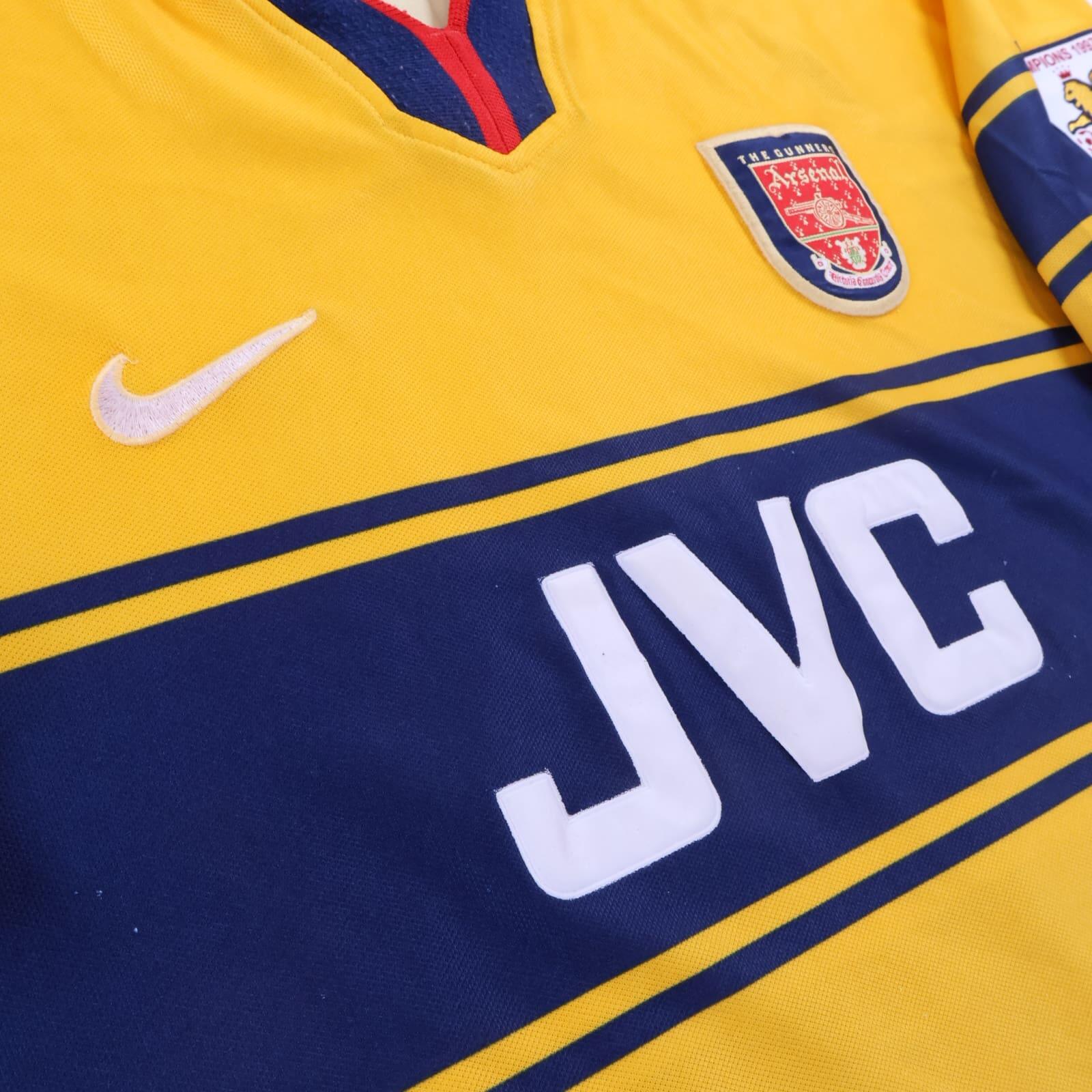 Arsenal Bergkamp #10 1997/99 Away Shirt - XL