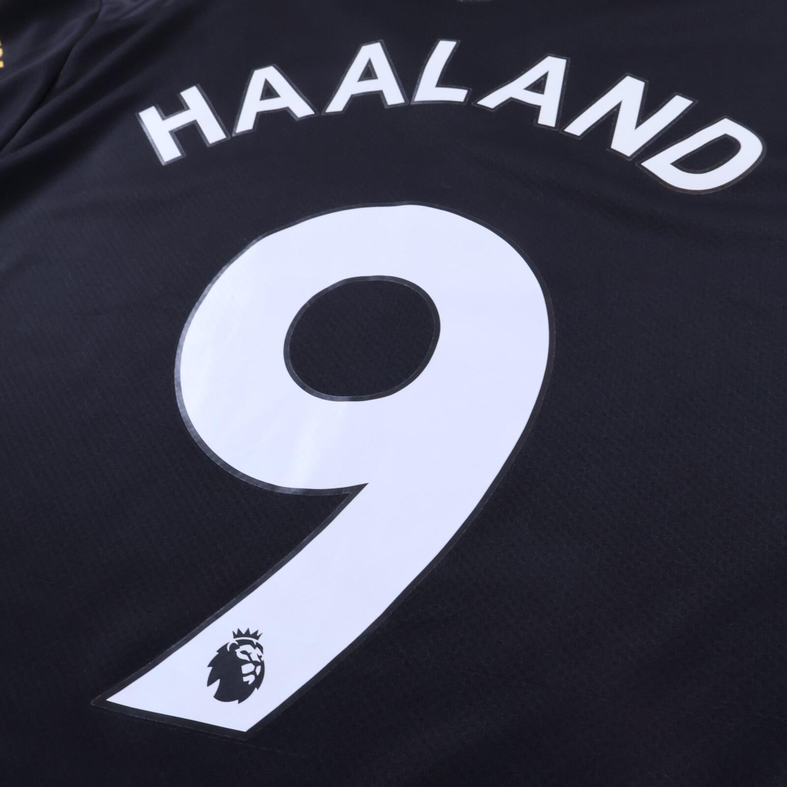 Manchester City Haaland #9 2022/23 Away Shirt - Long Sleeve - L