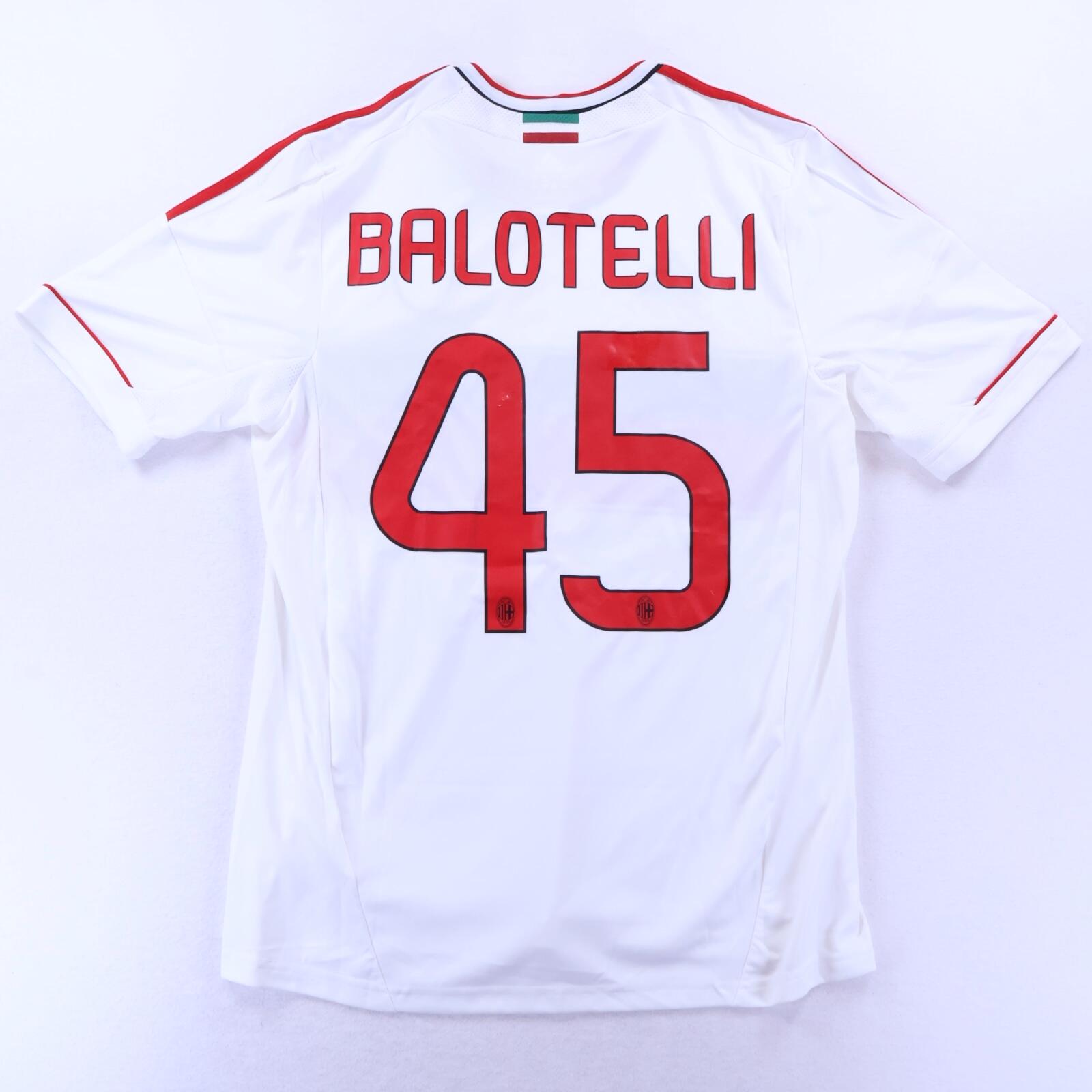 Ac Milan Balotelli #45 2012/13 Away Shirt - L