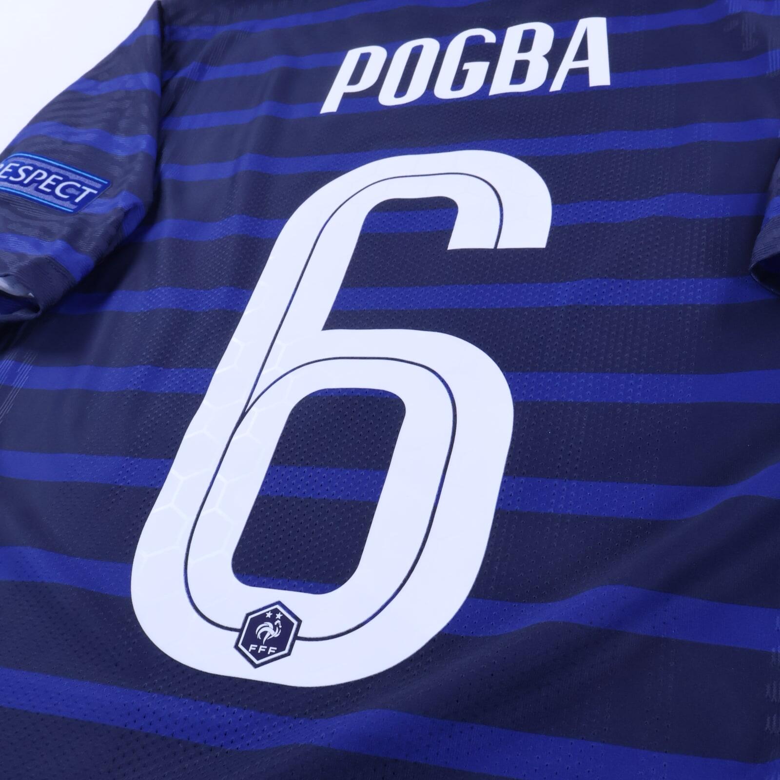 *MINT* France Pogba #6 2020/21 Home Shirt - Player Issue - M