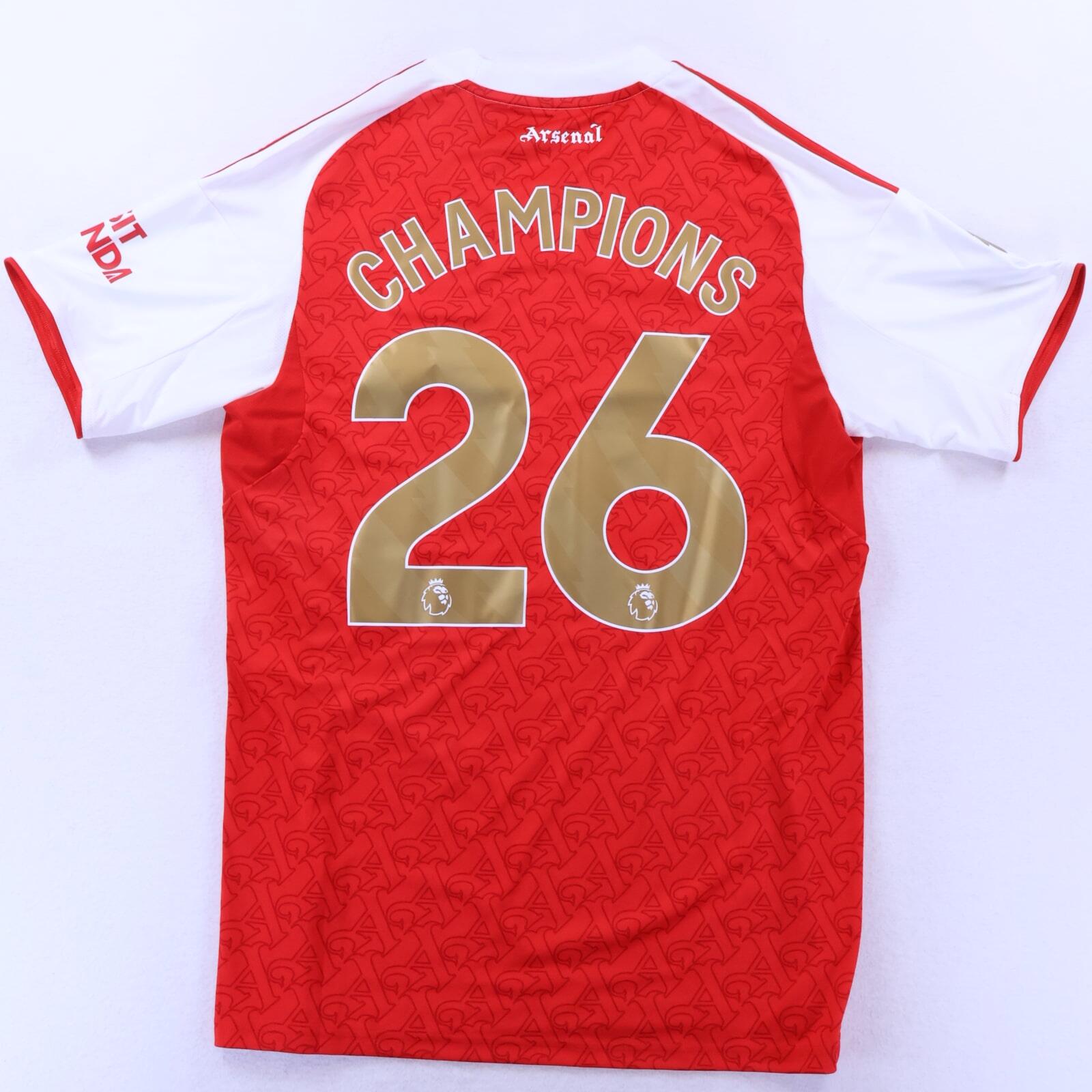 *BNIB* Arsenal Champions #26 2025/26 Home Shirt - M