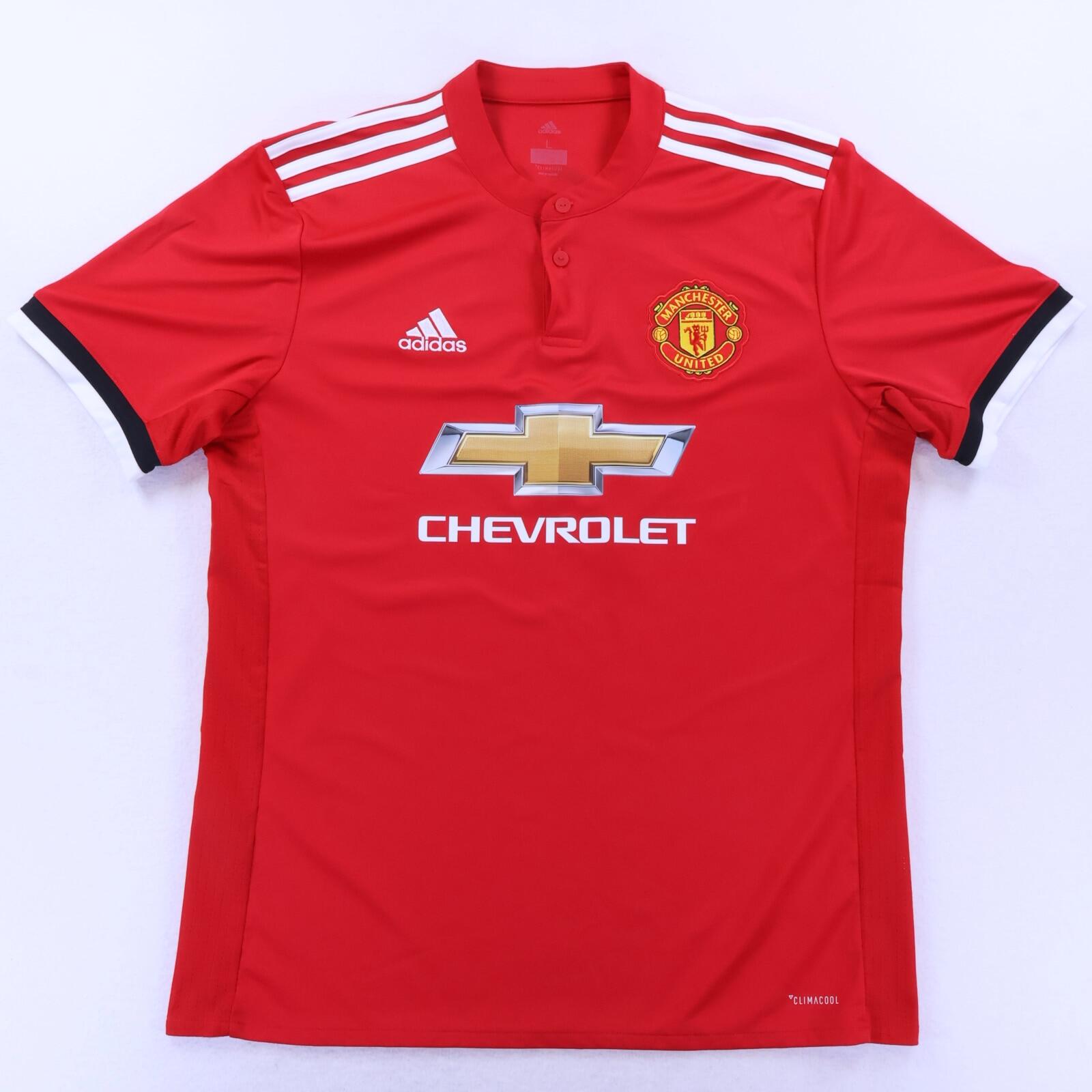 Manchester United Pogba #6 2017/18 Home Shirt - L