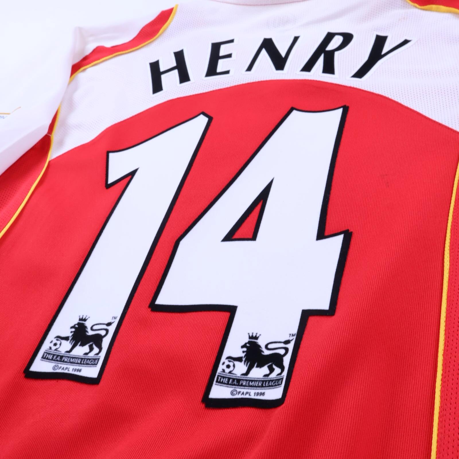 Arsenal Henry #14 2004/05 Home Shirt - L