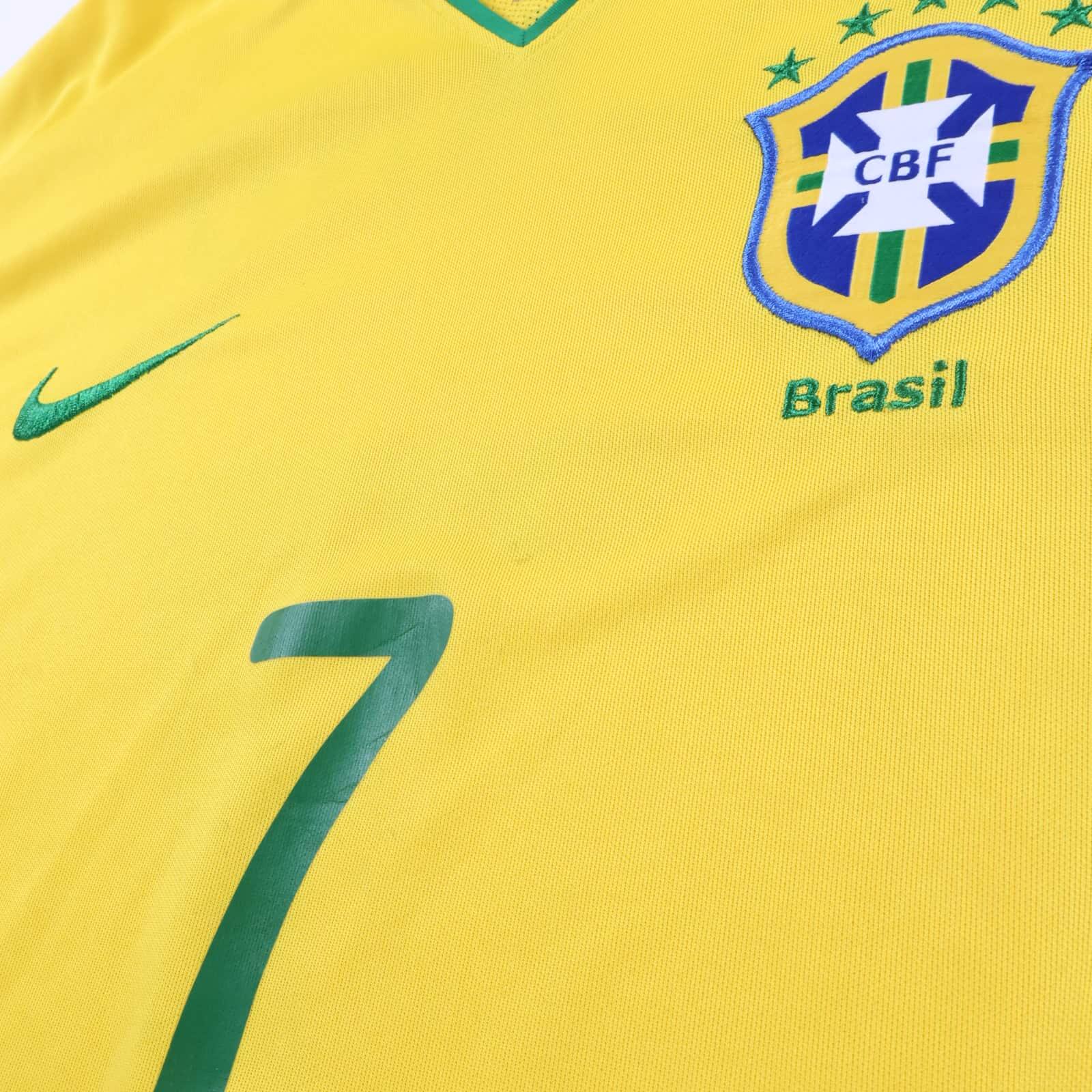 Brazil Elano #7 2006/07 Home Shirt - Player Issue - M