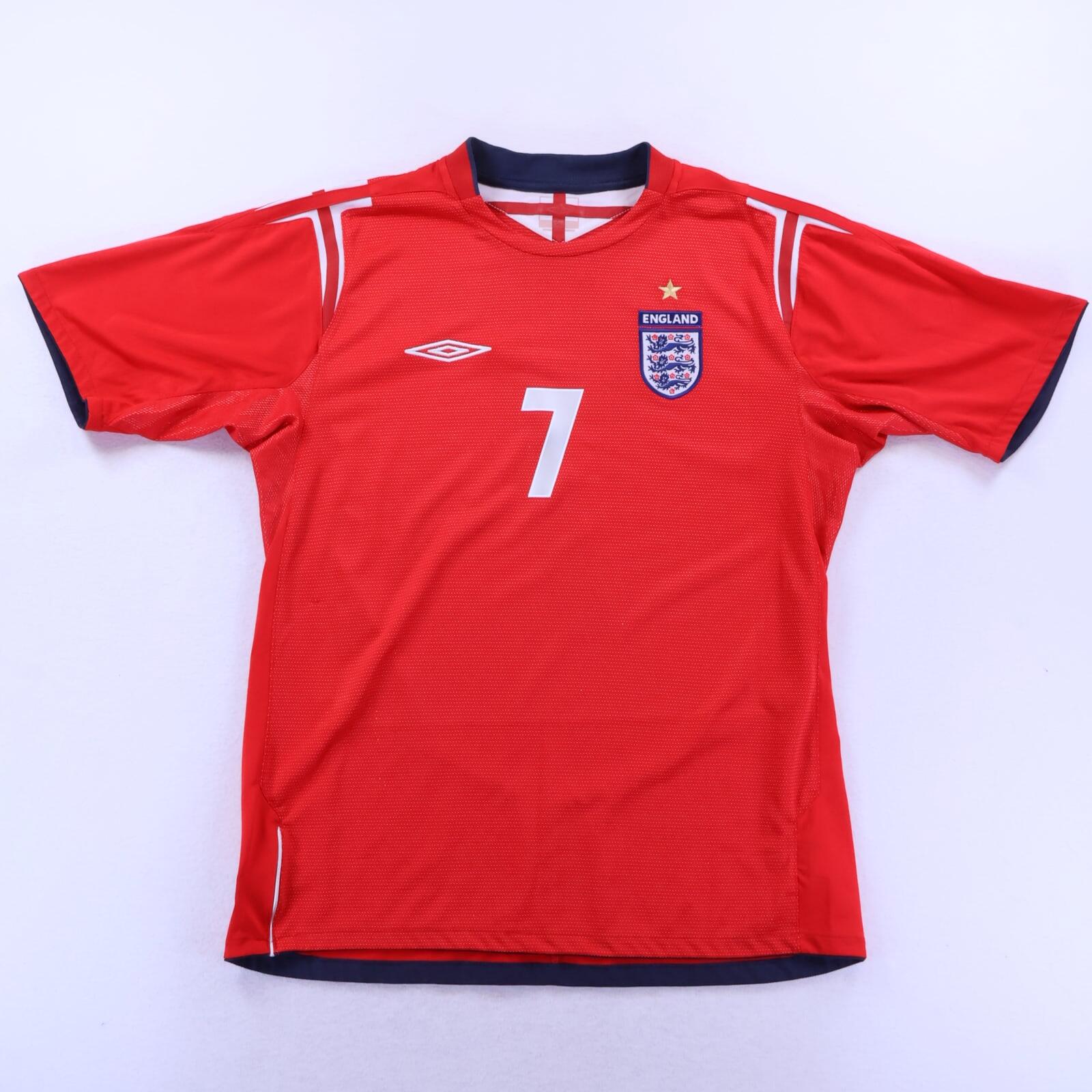 England Beckham #7 2004/06 Away Shirt - L