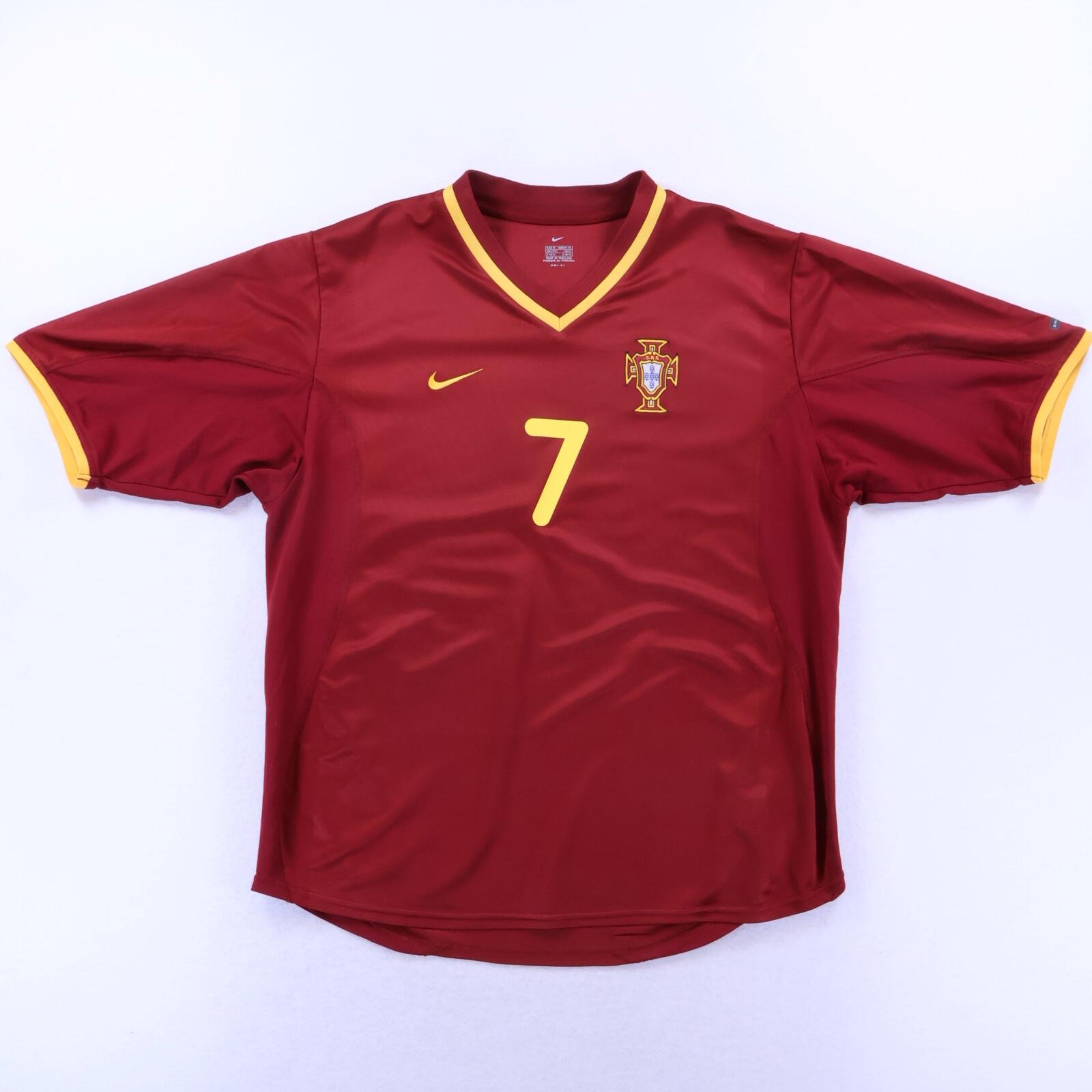 Portugal Figo #7 2000/02 Home Shirt - M