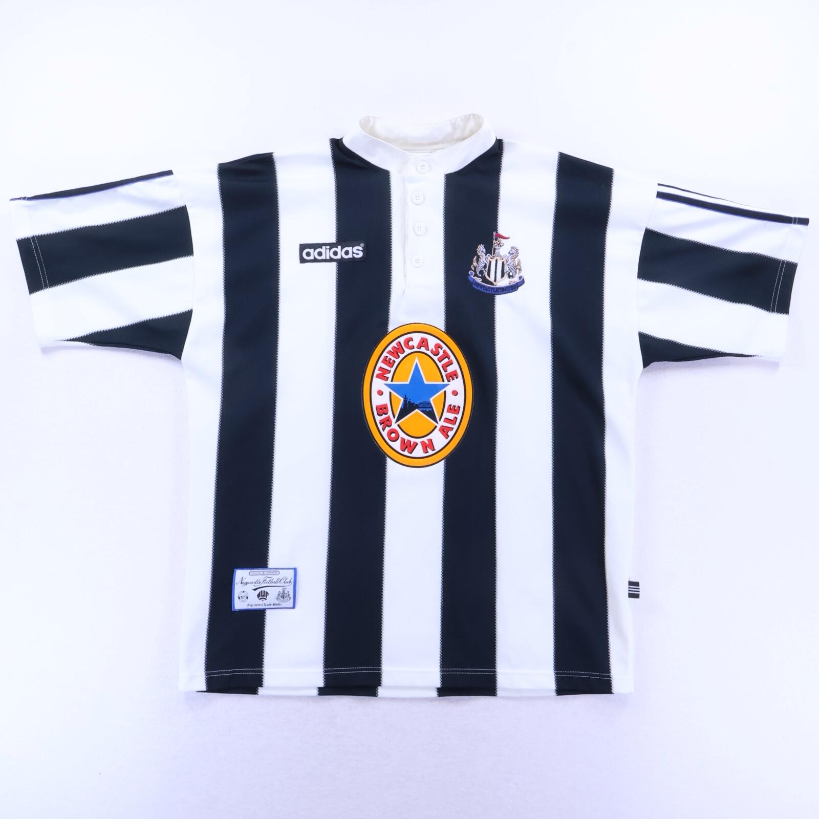 Newcastle United Asprilla #11 1995/97 Home Shirt - L