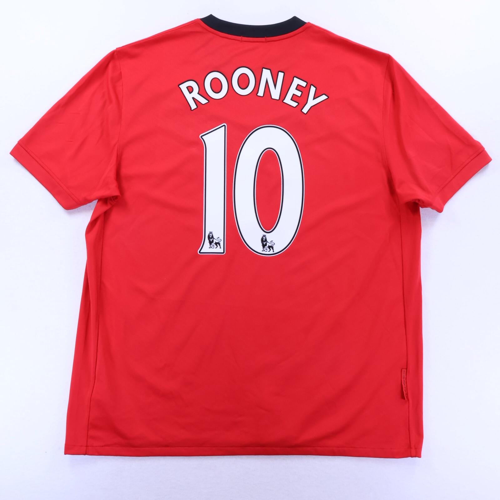 Manchester United Rooney #10 2009/10 Home Shirt - 2XL