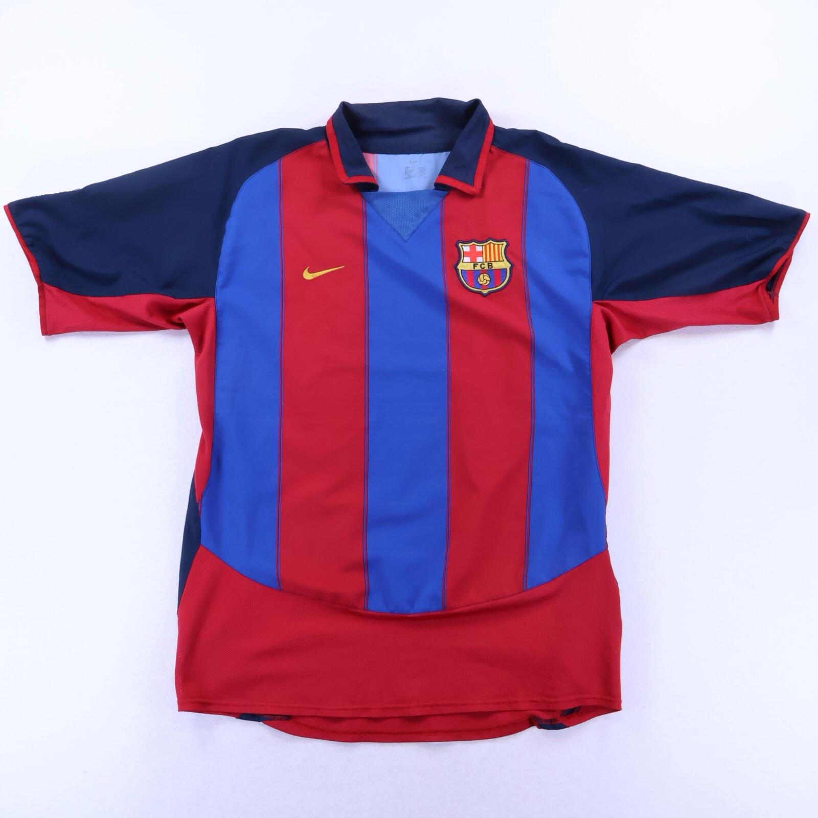 Barcelona Ronaldinho #10 2003/04 Home Shirt - L