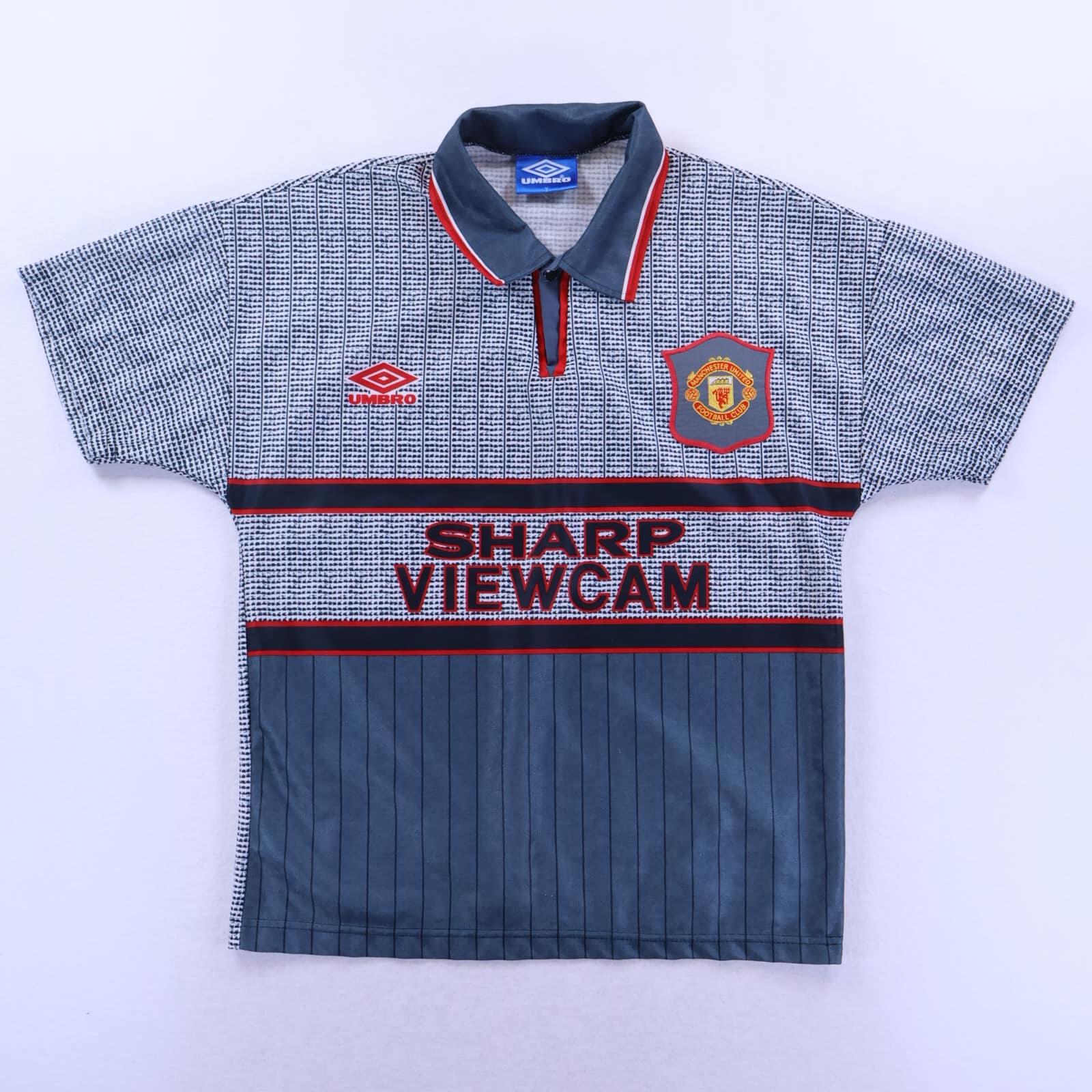 Manchester United Cantona #7 1995/96 Away Shirt - YOUTH