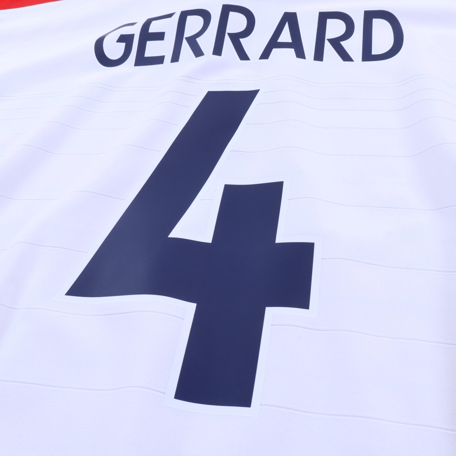 England Gerrard #4 2003/05 Home Shirt - Reversible - 2XL