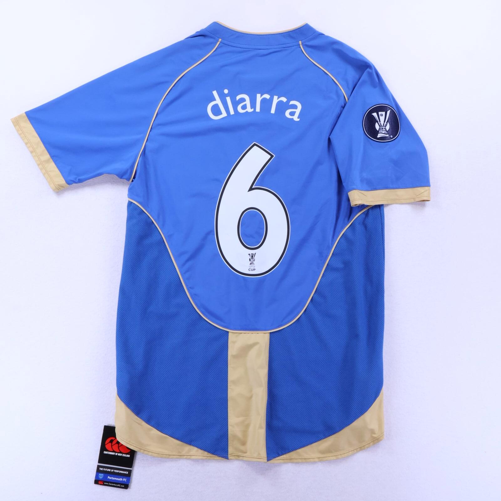 *NWT* Portsmouth F.C Diarra #6 2008/09 Home Shirt - L