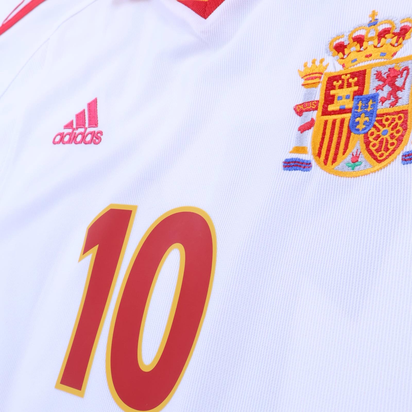 Spain Raul #10 2000/02 Away Shirt - L