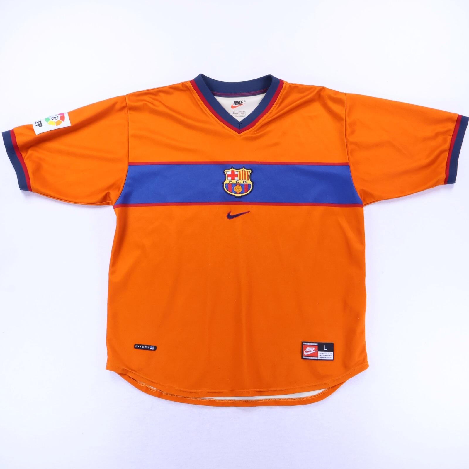 Barcelona Rivaldo #11 1998/99 Away Shirt - L