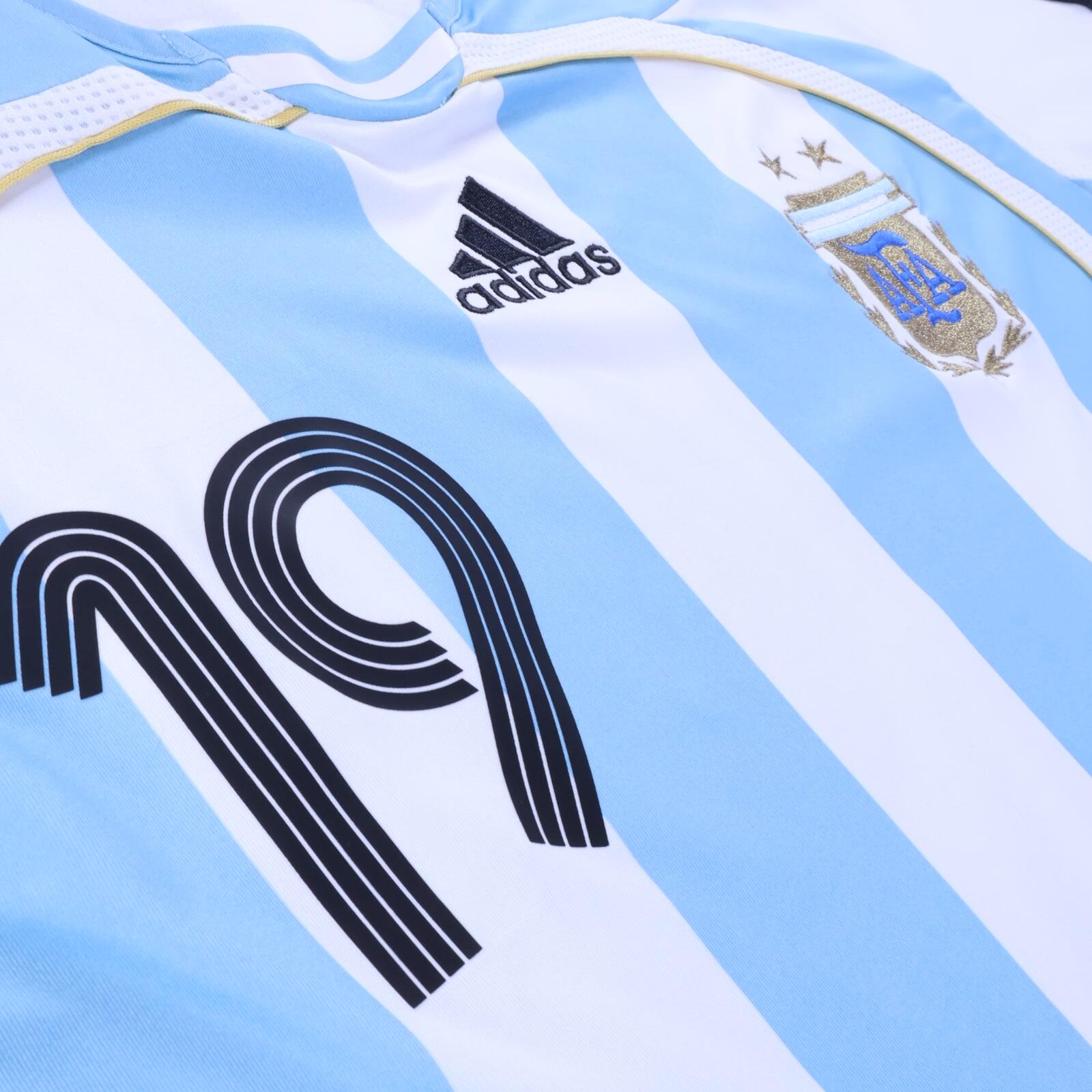 Argentina Messi #19 2006/07 Home Shirt - L