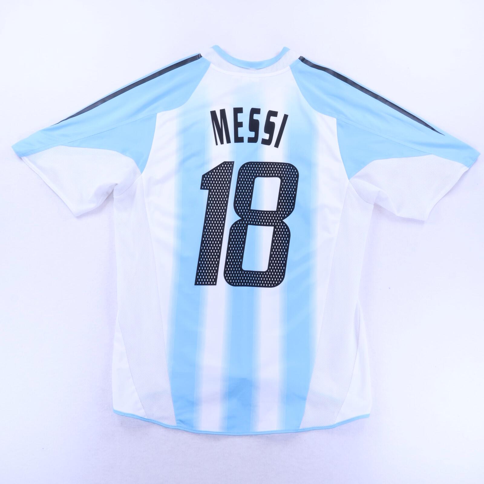 *MINT* Argentina Messi #18 2004/05 Home Shirt - M