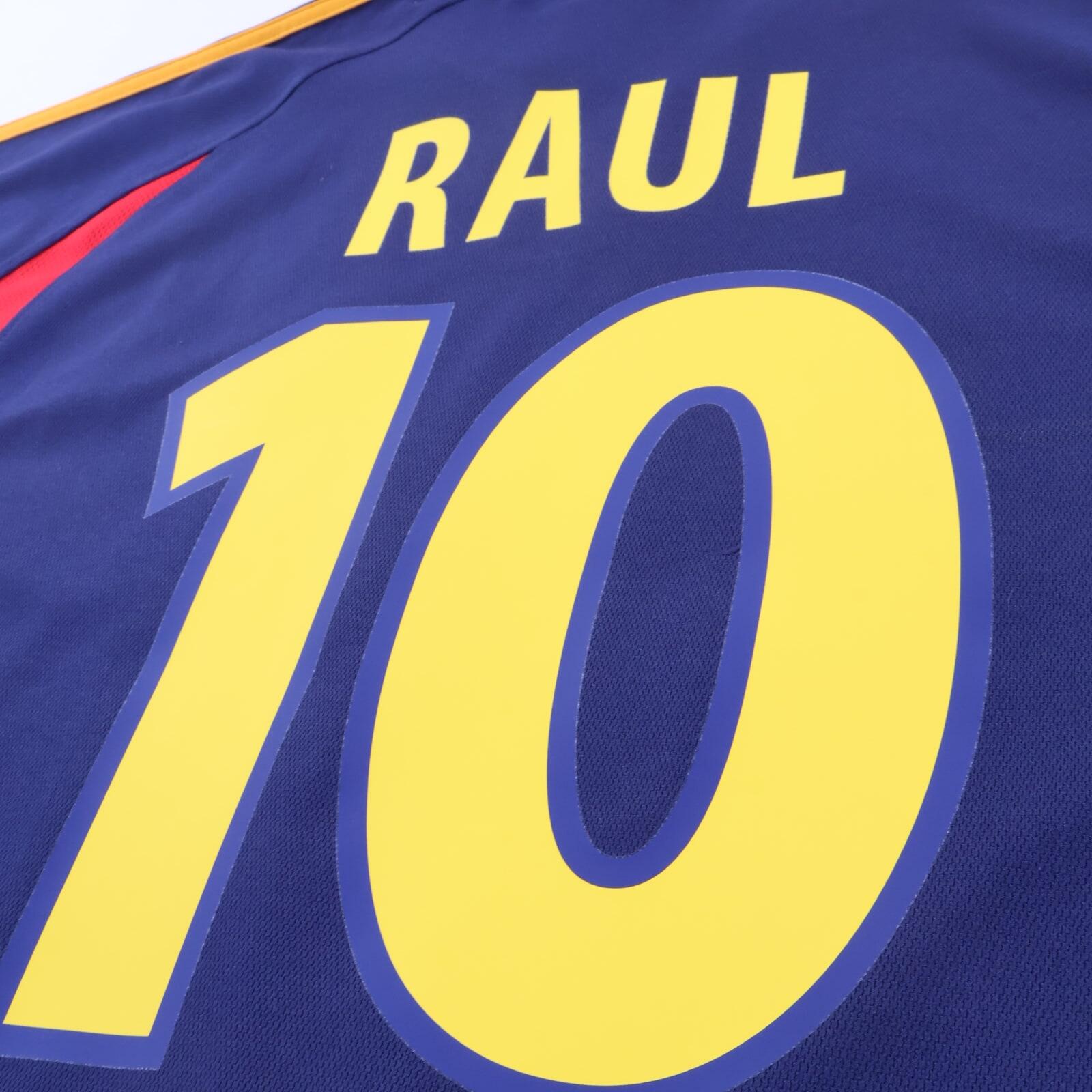 Spain Raul #10 2000/02 Away Shirt - L