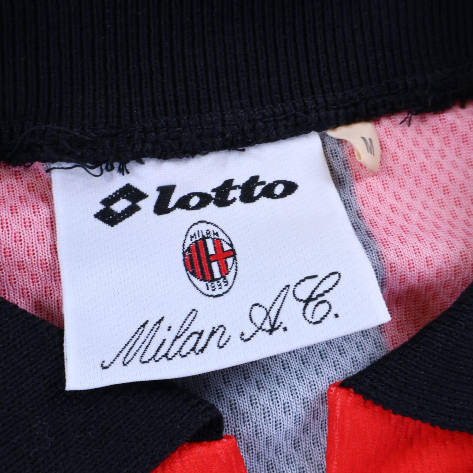Ac Milan Baggio #18 1996/97 Home Shirt - M