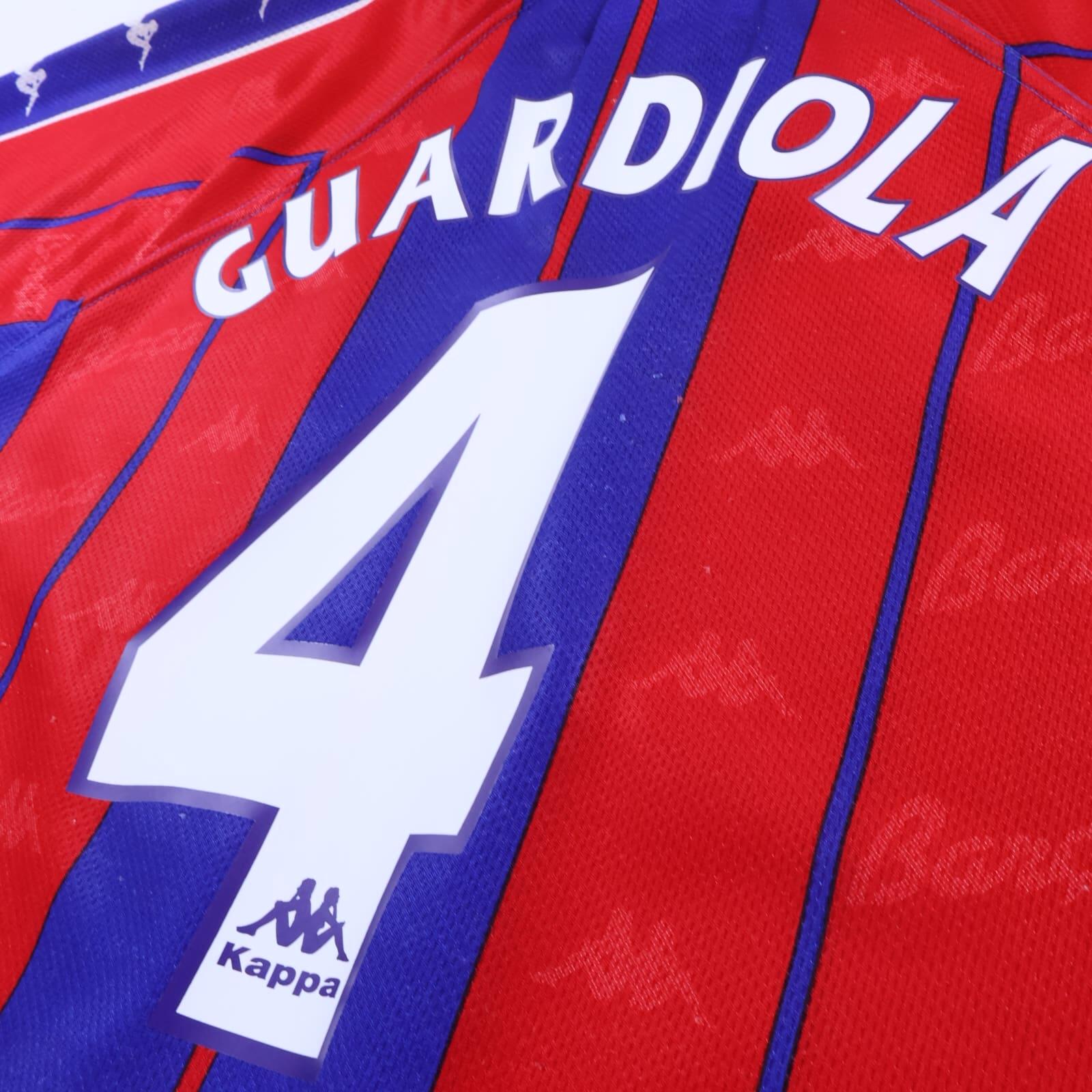 Barcelona Guardiola #4 1997/98 Home Shirt - XL