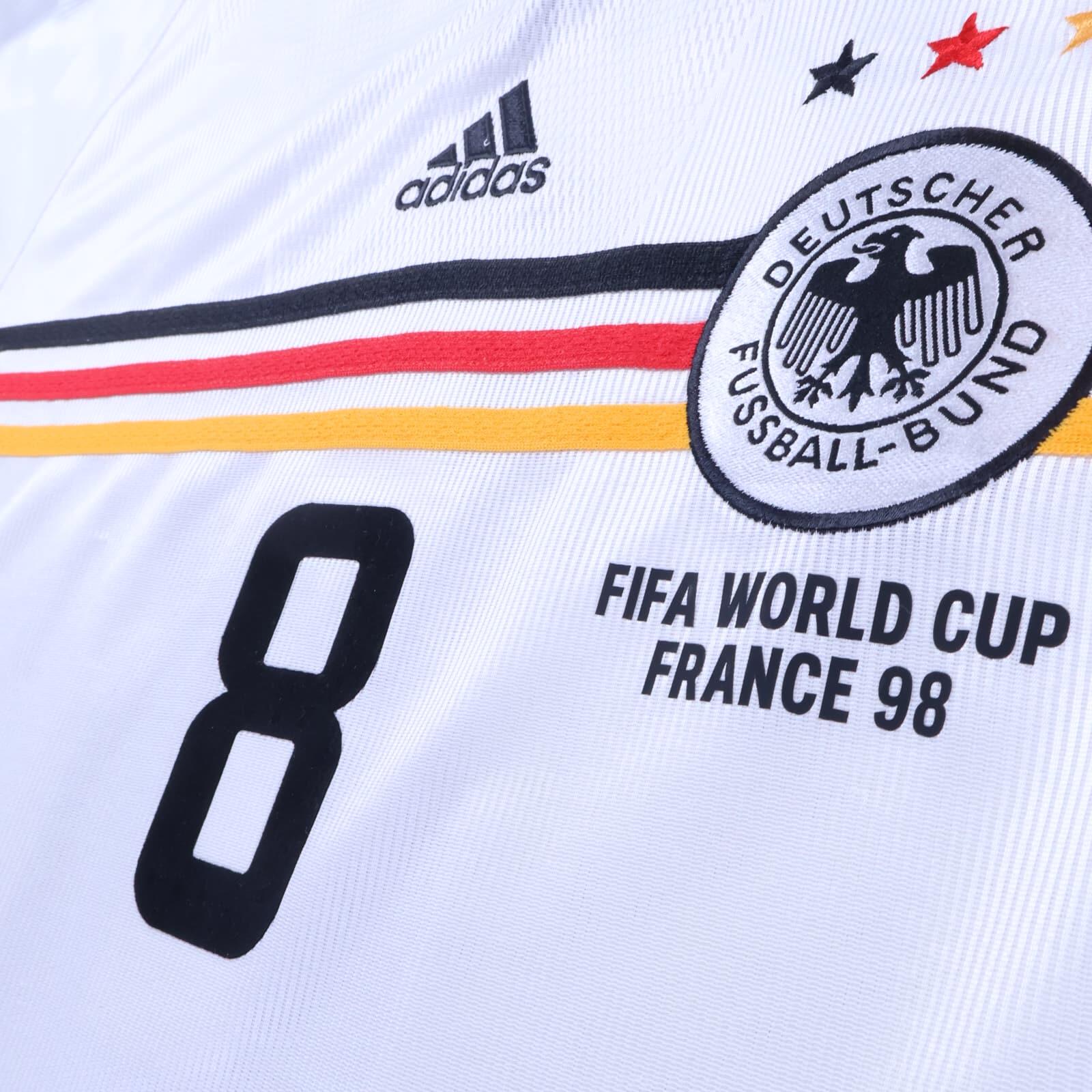 Germany Matthäus #8 1998/00 Home Shirt - L