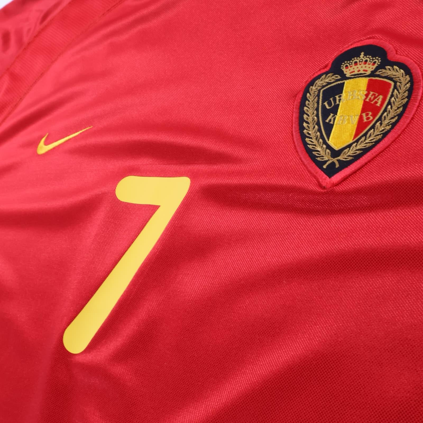 Belgium Wilmots #7 2000/02 Home Shirt - Long Sleeve - XL
