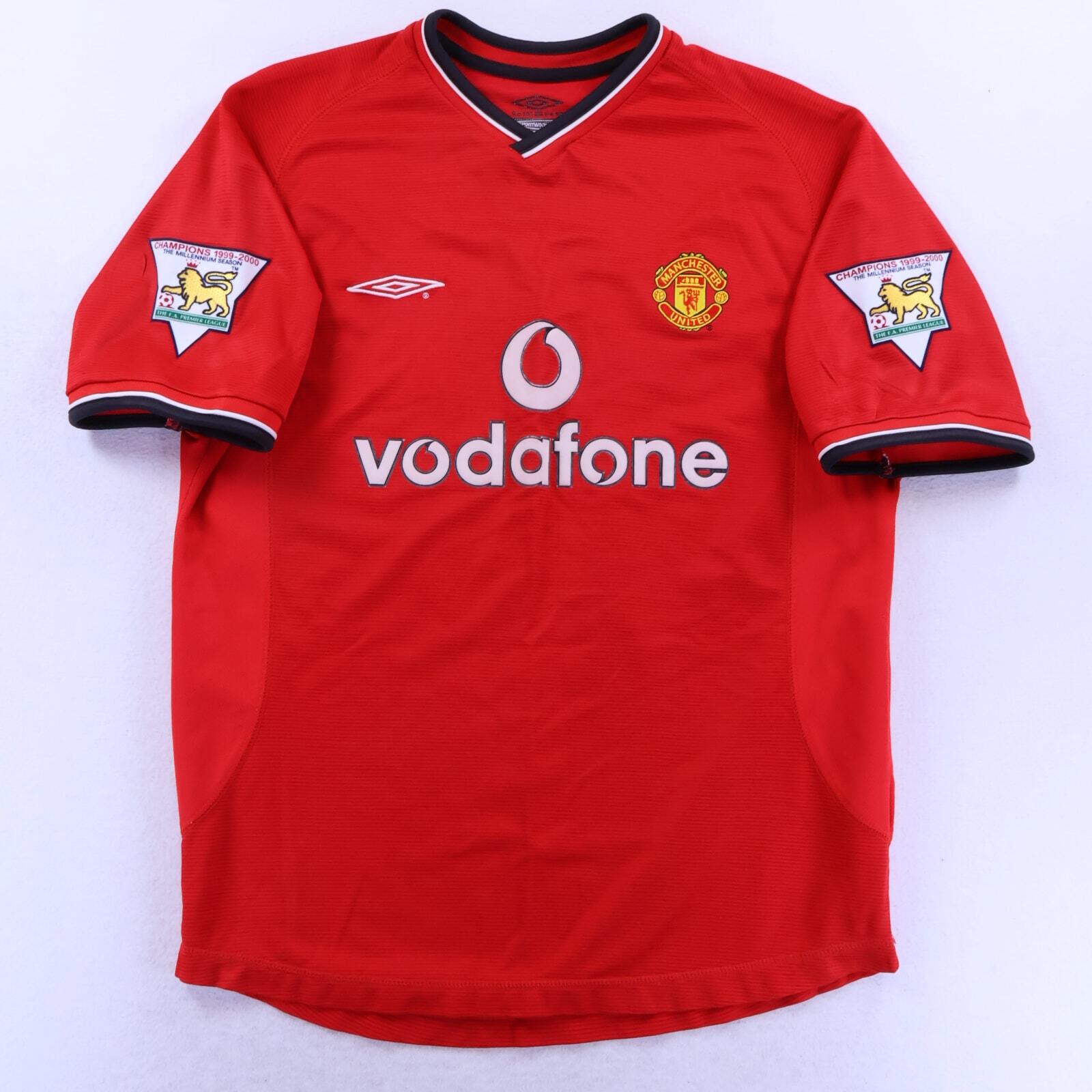 Manchester United Scholes #18 2000/02 Home Shirt - M