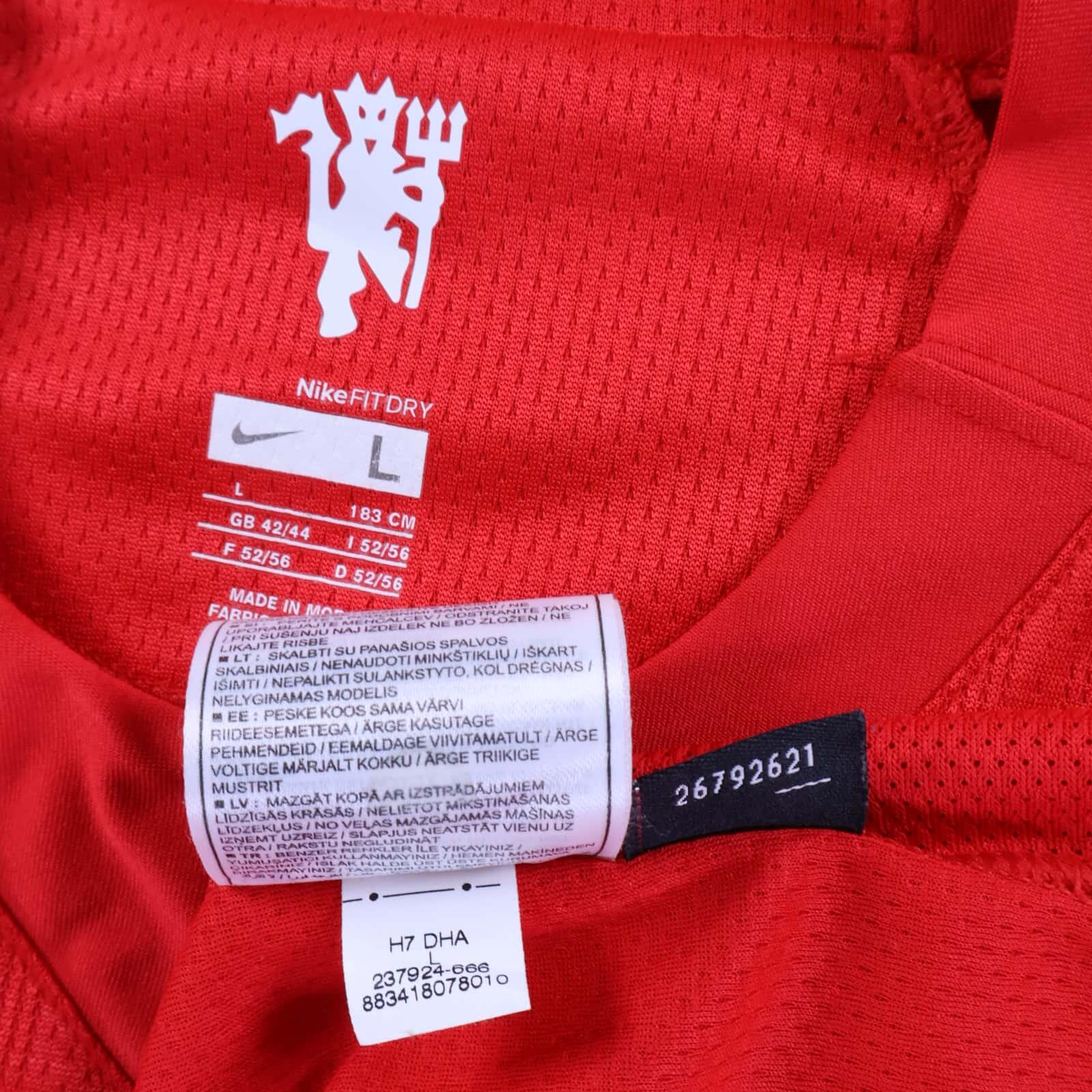 Manchester United Ronaldo #7 2007/09 Home Shirt - L