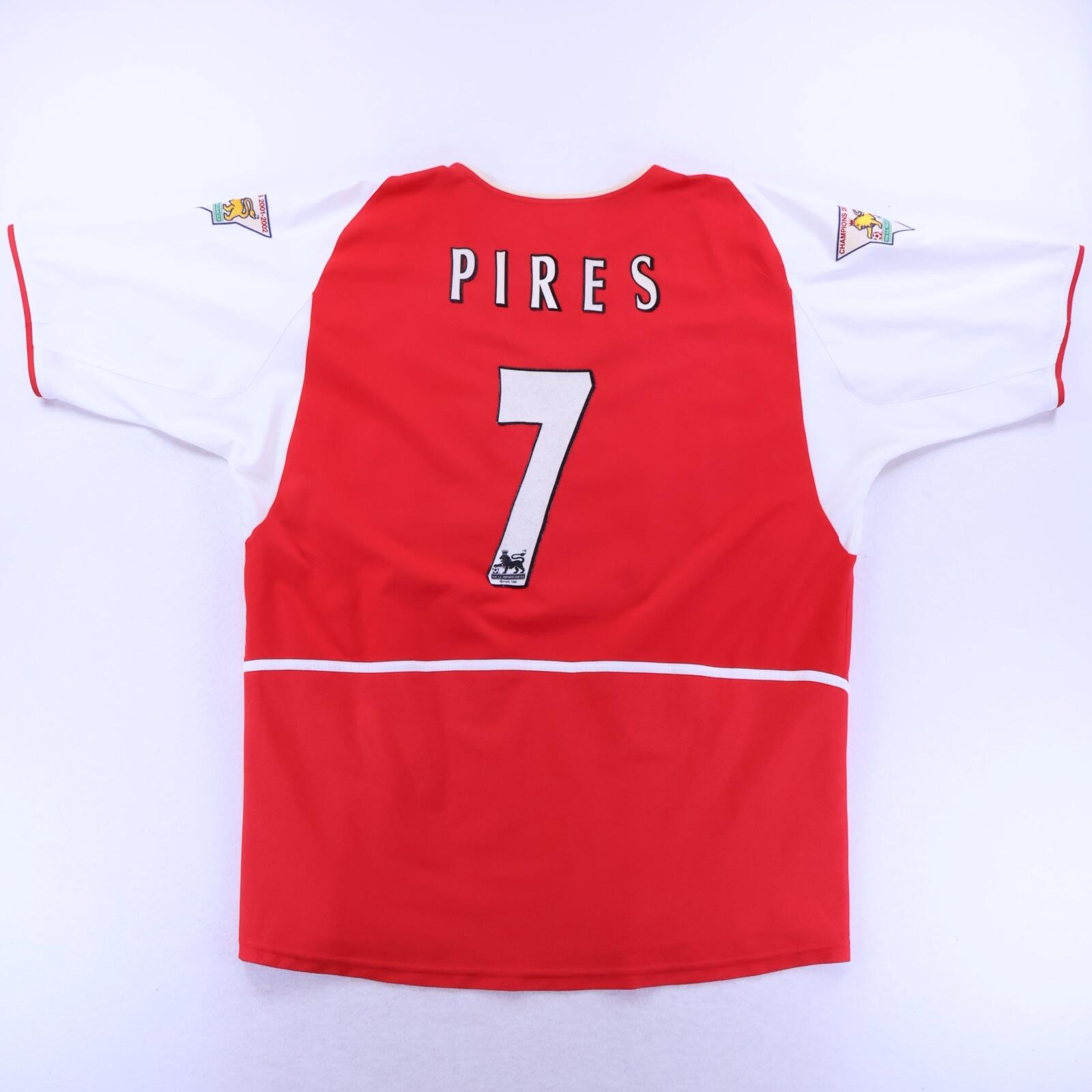 Arsenal Pires #7 2002/04 Home Shirt - XL