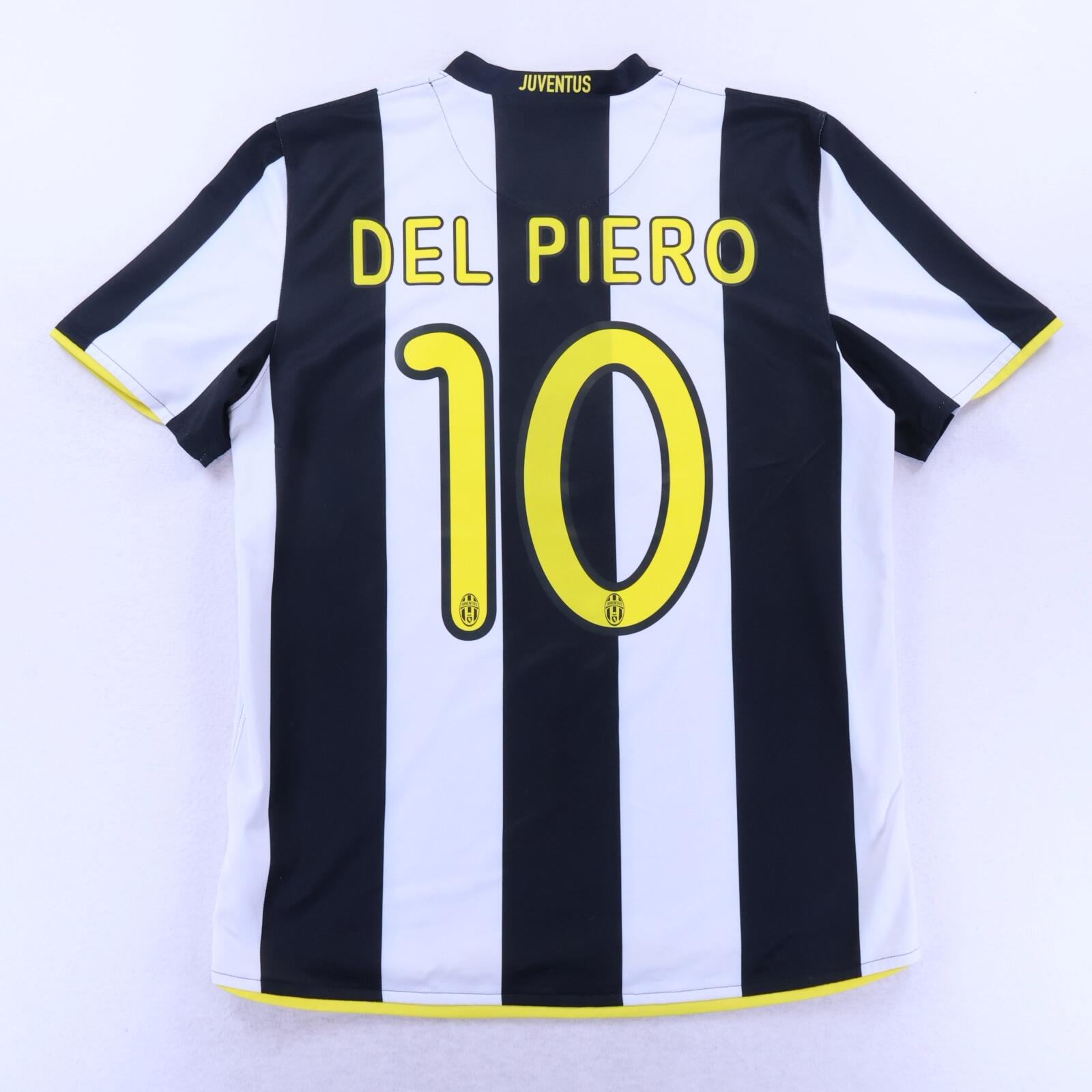 Juventus Del Piero #10 2008/09 Home Shirt - M
