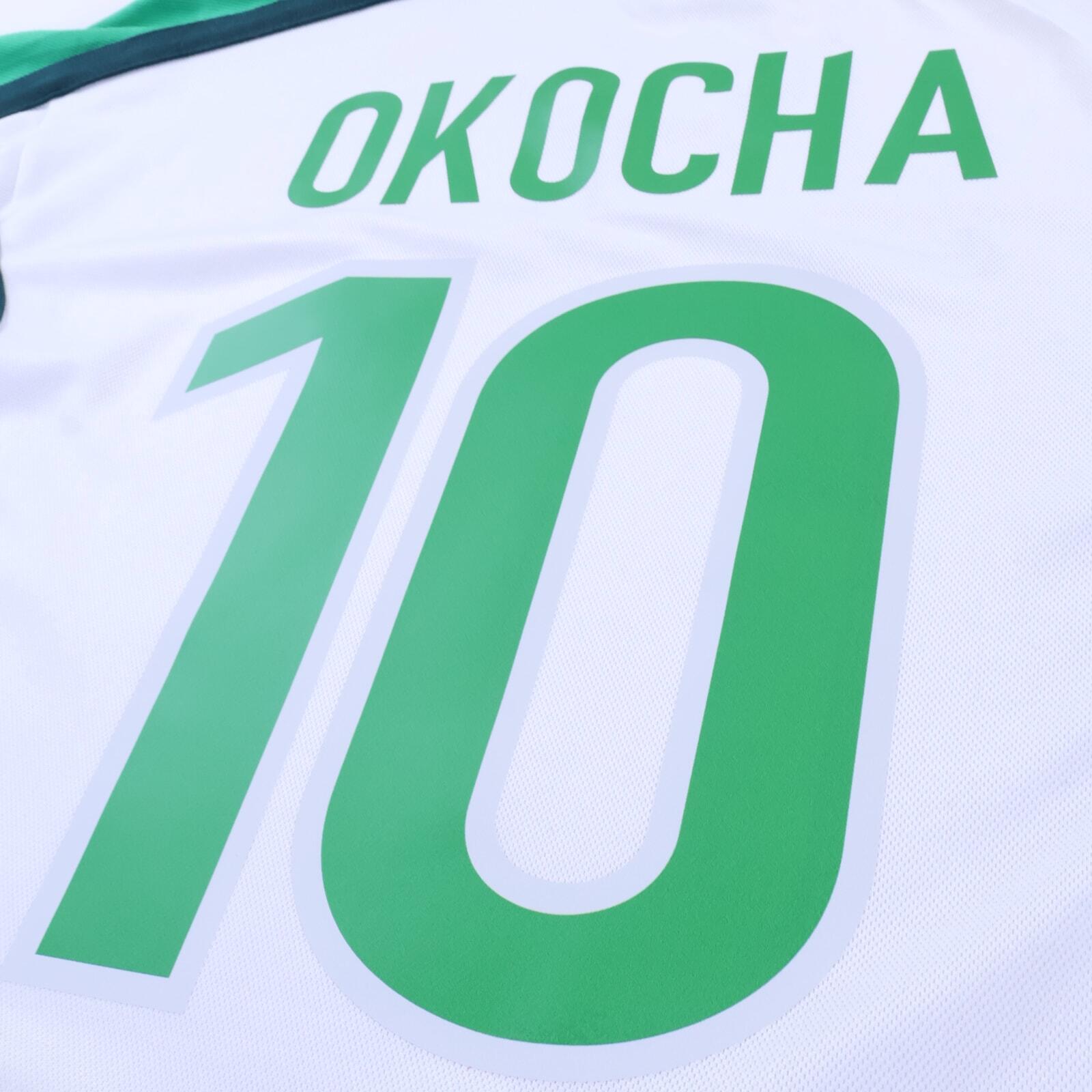 Nigeria Okocha #10 1998/00 Away Shirt - M