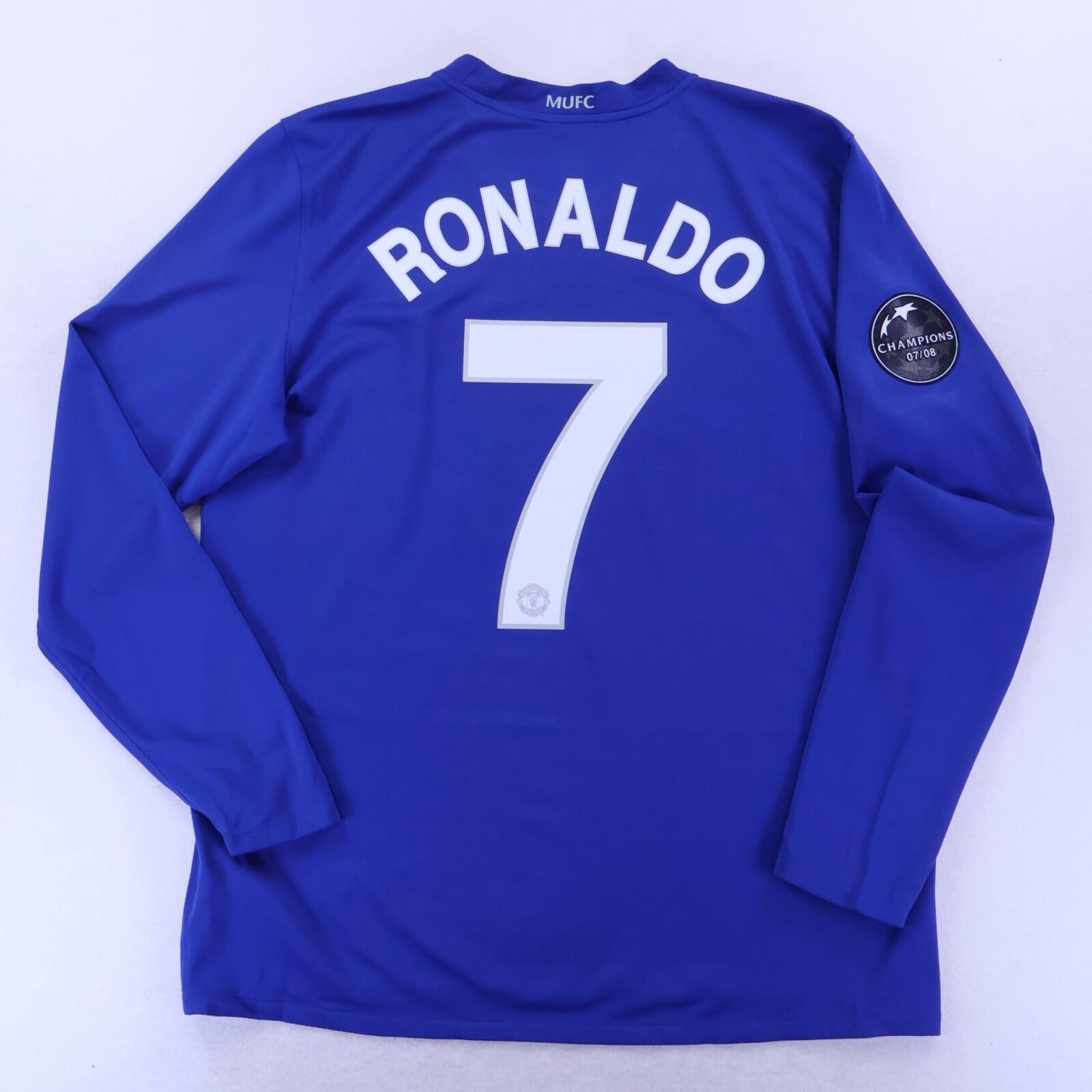 Manchester United Ronaldo #7 2008/09 Third Shirt - Long Sleeve - L
