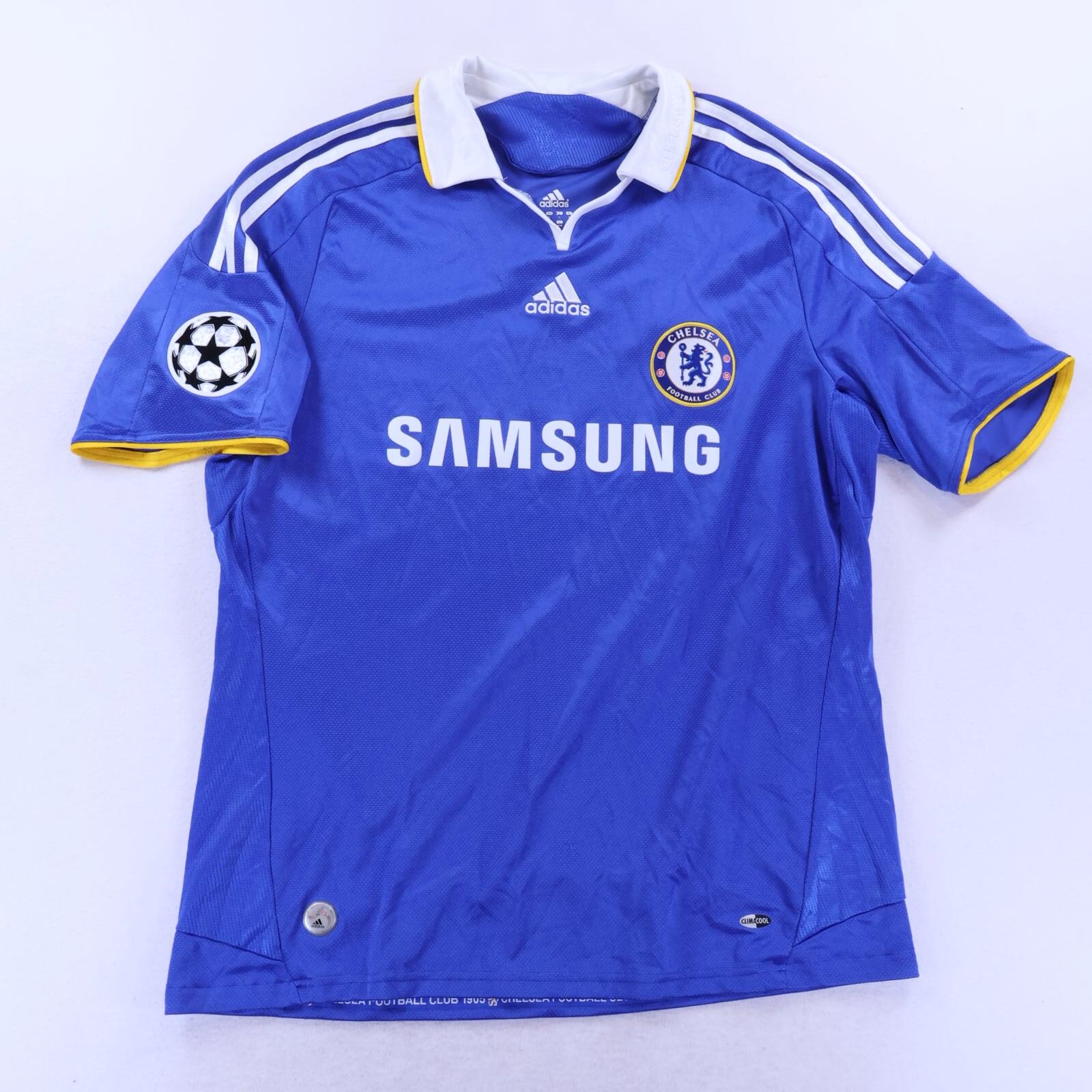 *MINT* Chelsea Drogba #11 2008/09 Home Shirt - L