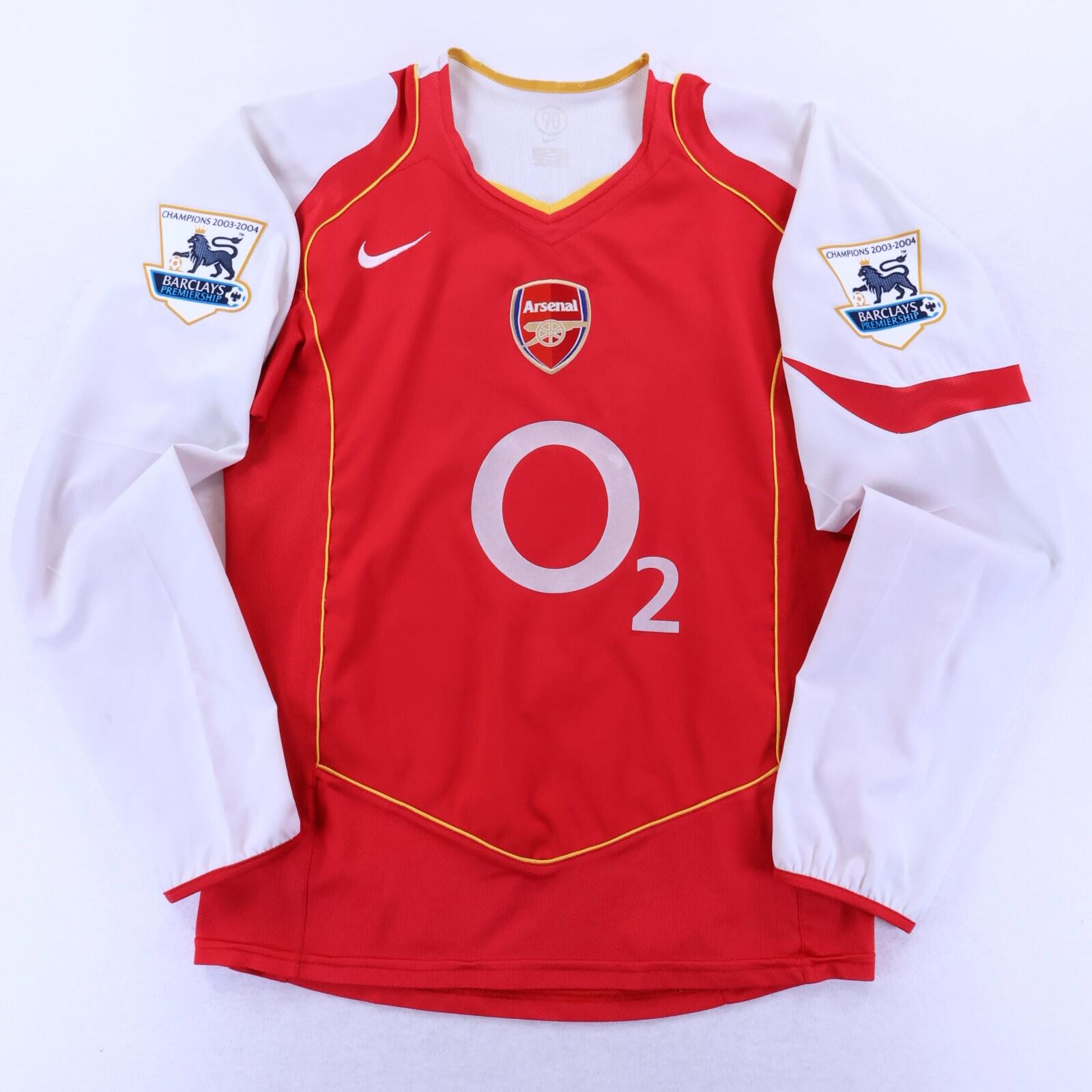 Arsenal Henry #14 2004/05 Home Shirt - Long Sleeve - M