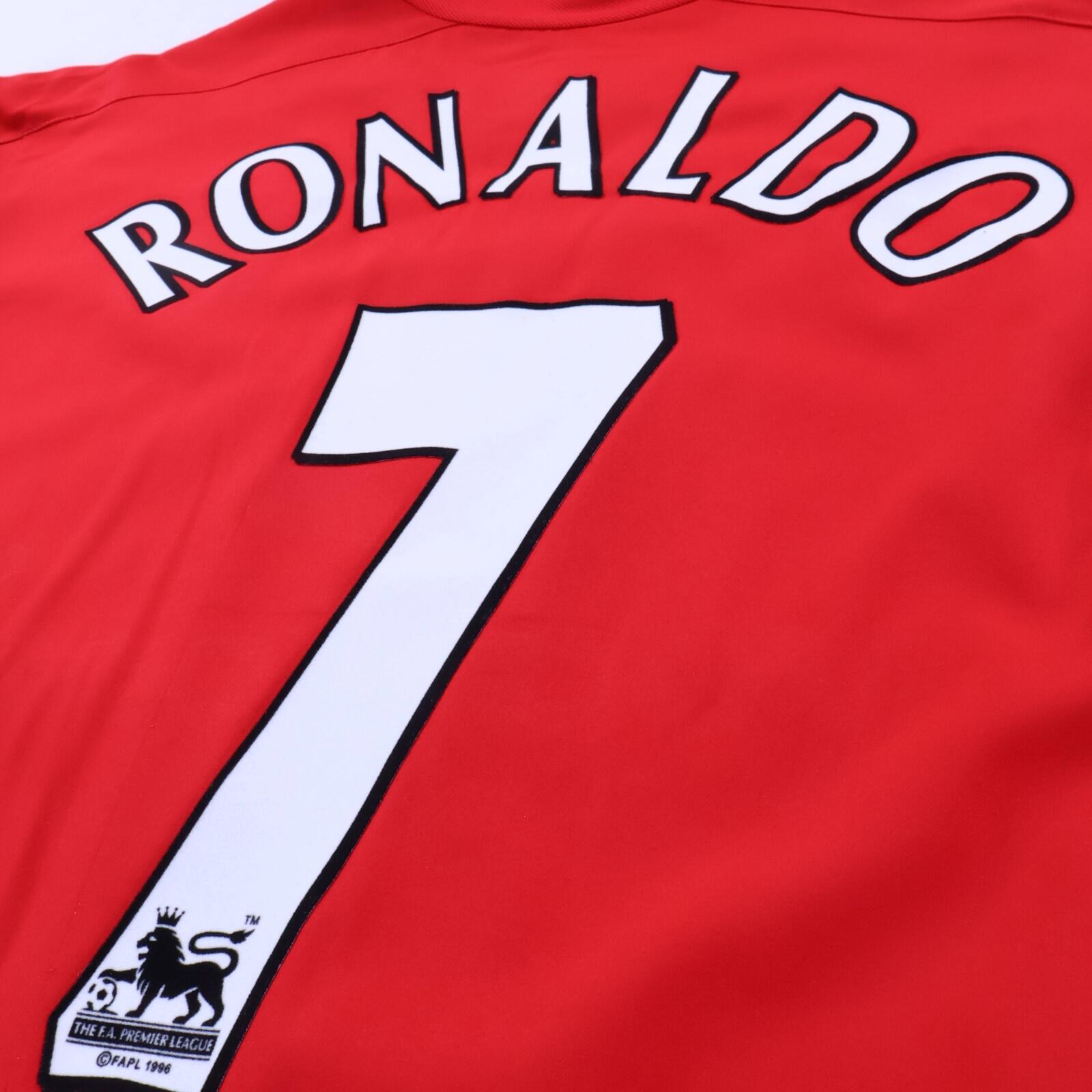 Manchester United Ronaldo #7 2003/04 Fa Cup Home Shirt - M