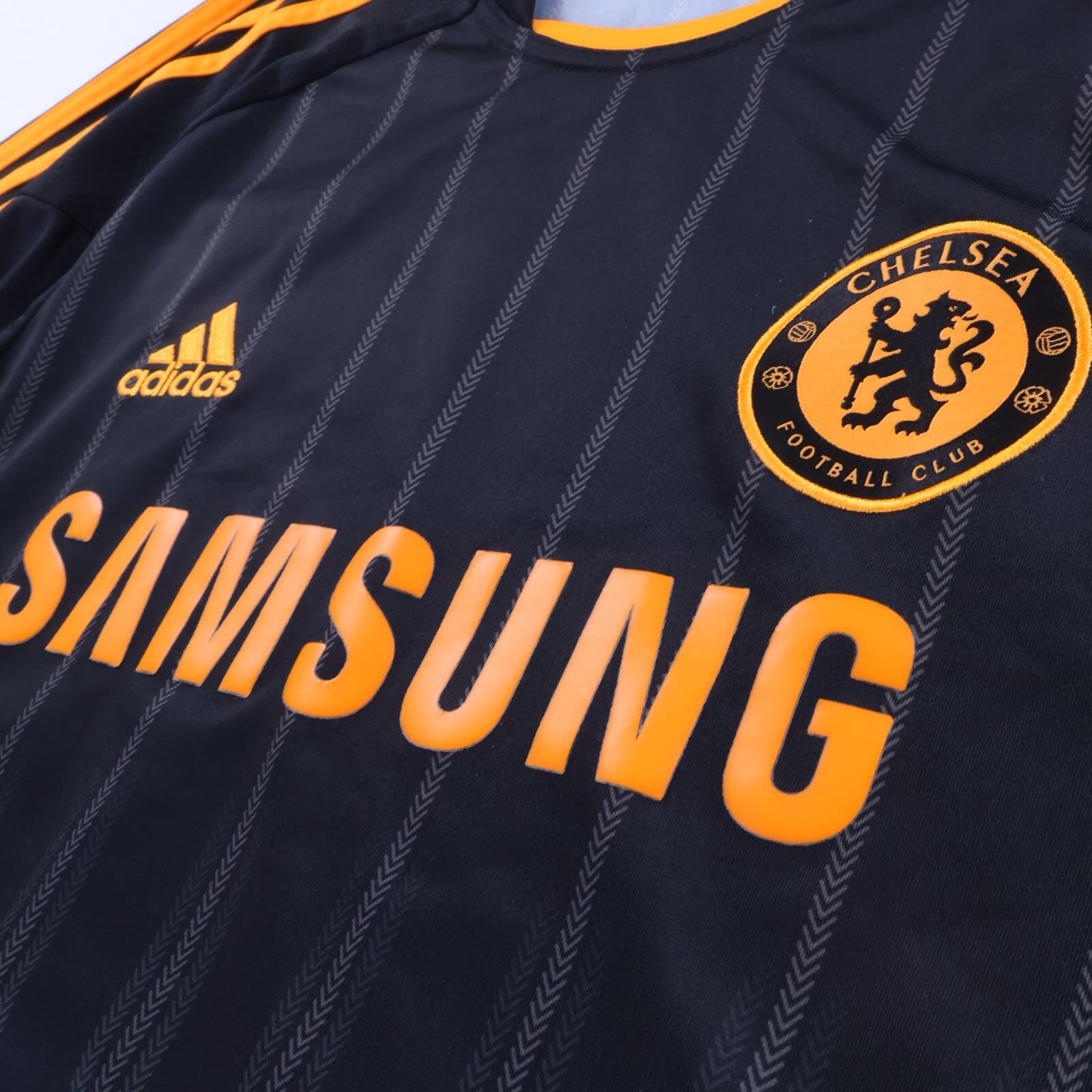 Chelsea Drogba #11 2010/11 Away Shirt - Long Sleeve - M