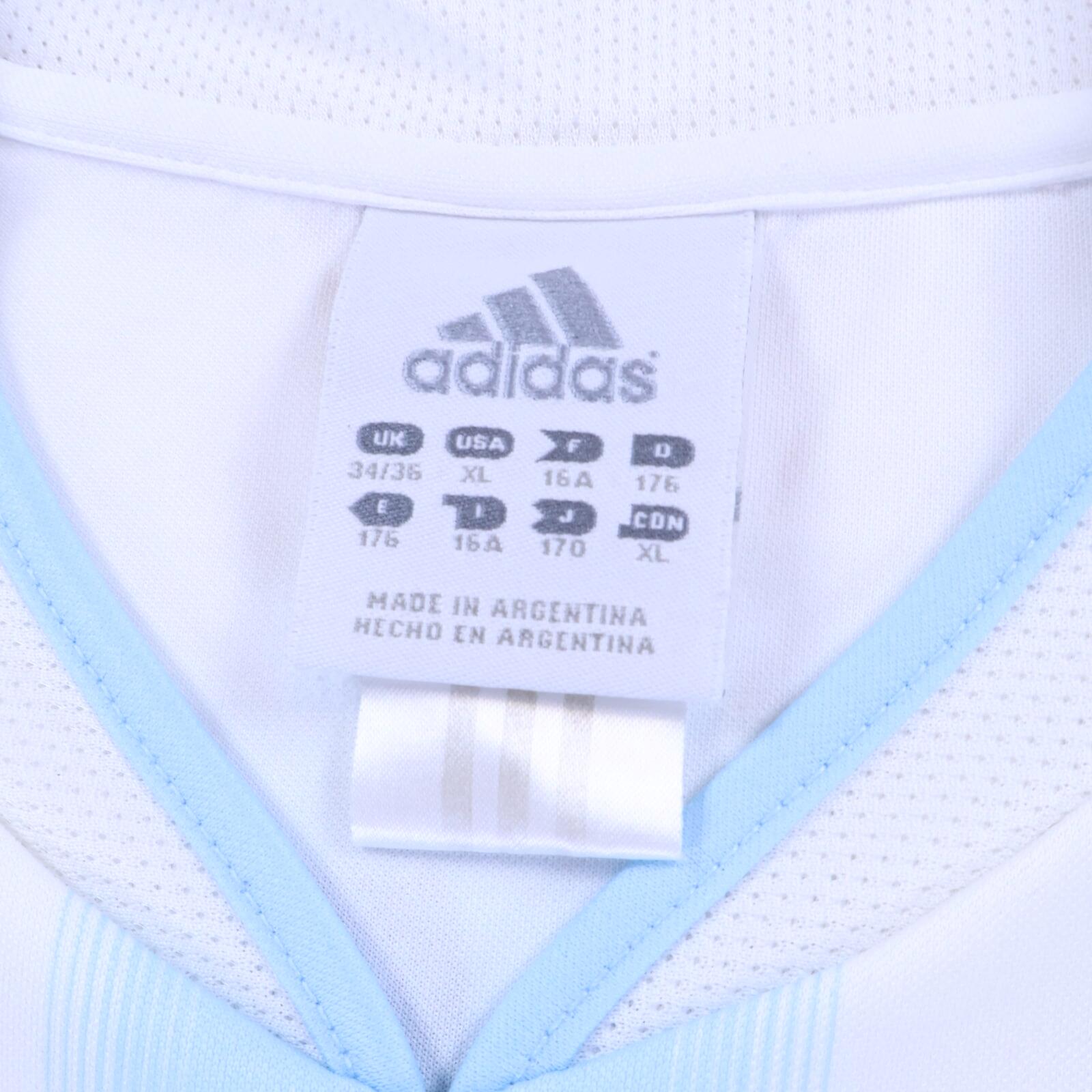 Argentina Messi #18 2004/05 Home Shirt - M