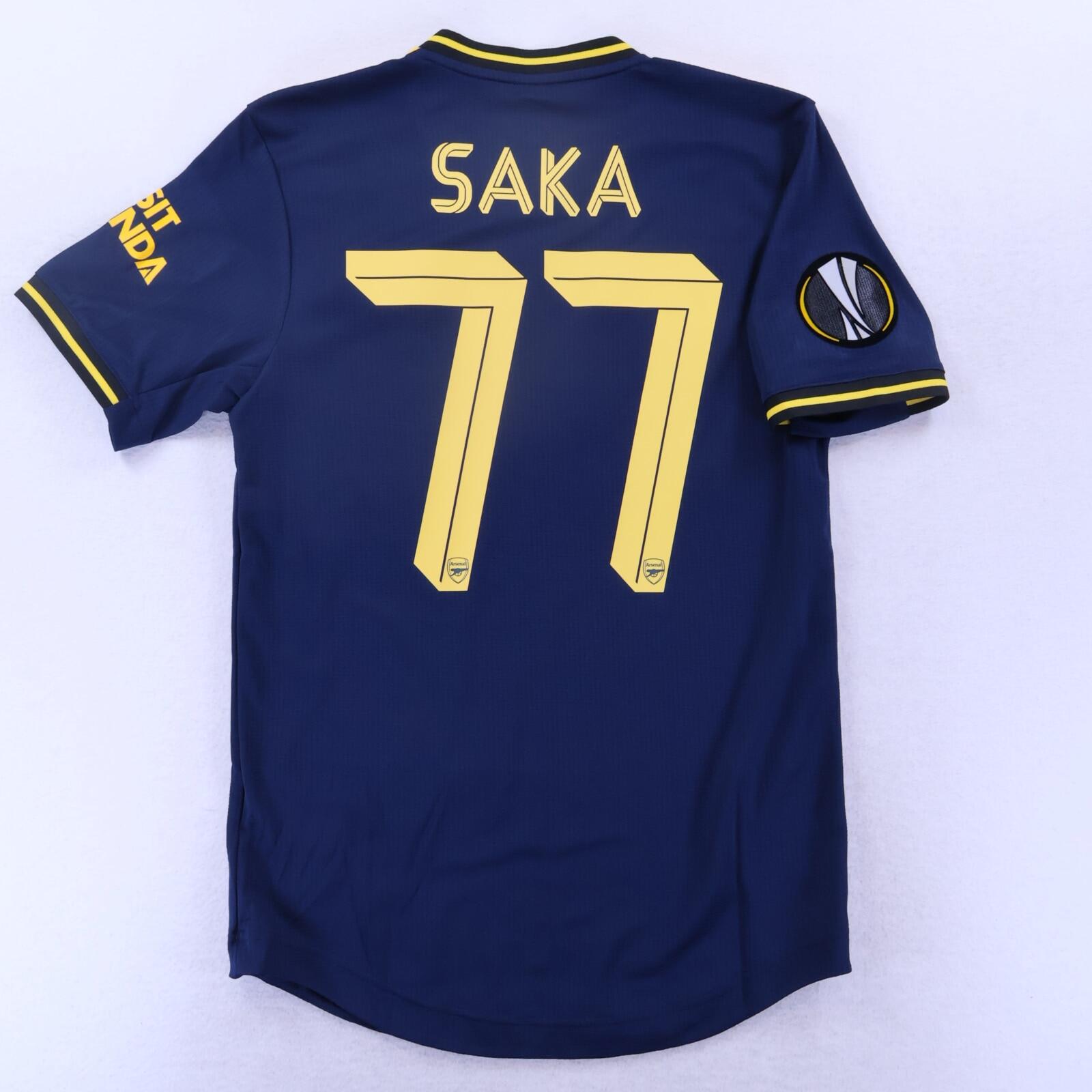 *NWT* Arsenal Saka #77 2019/20 Third Shirt - Player Issued - S