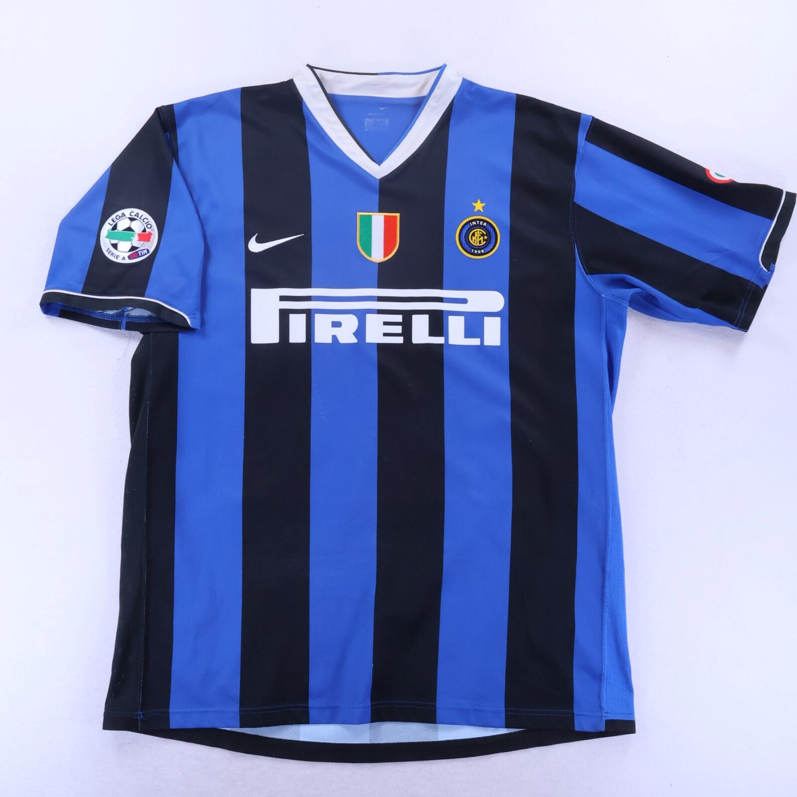 Inter Milan Adriano #10 2006/07 Home Shirt - XL