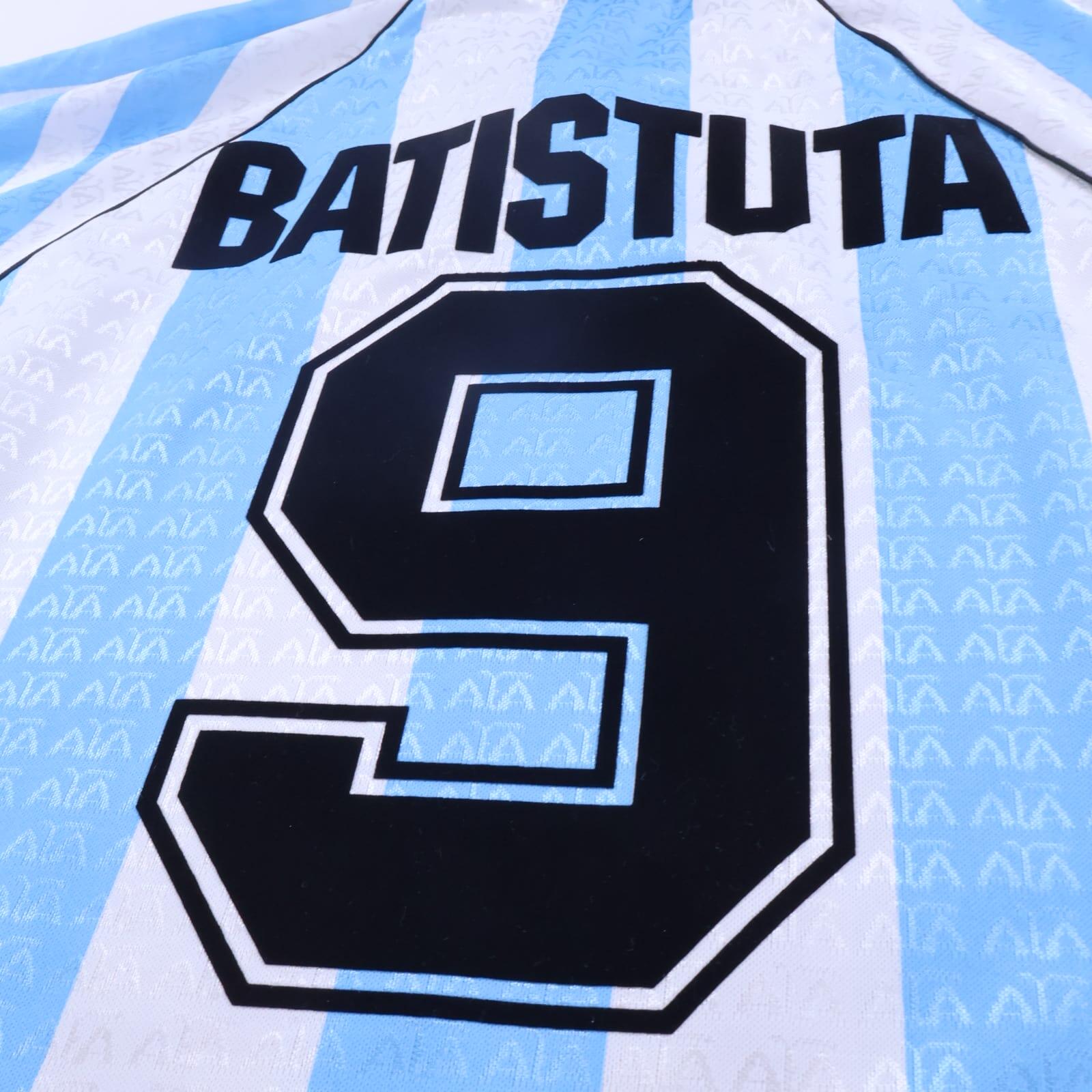 *MINT* Argentina Batistuta #9 1996/98 Home Shirt - M