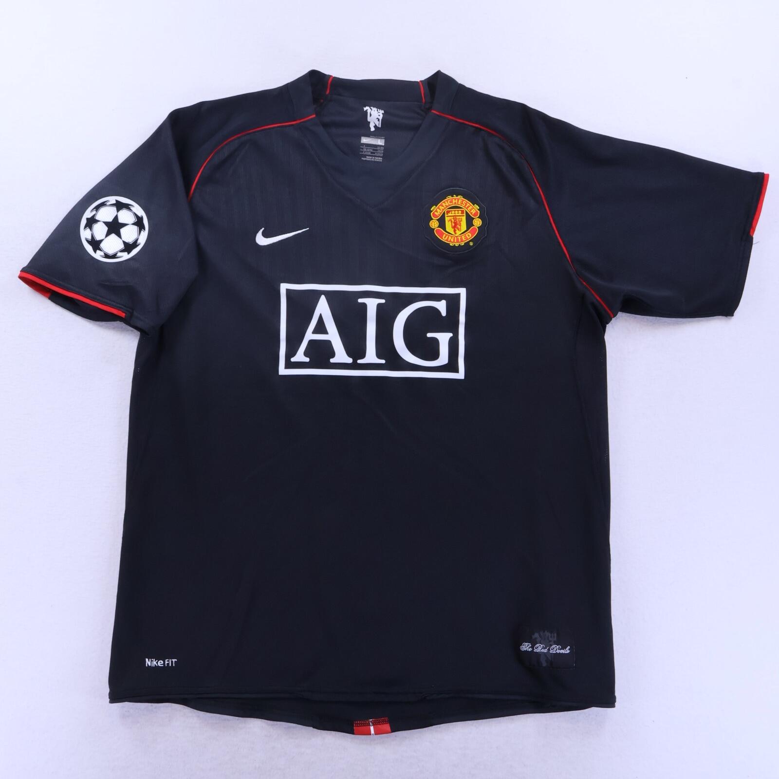 Manchester United Ronaldo #7 2007/08 Away Shirt - L