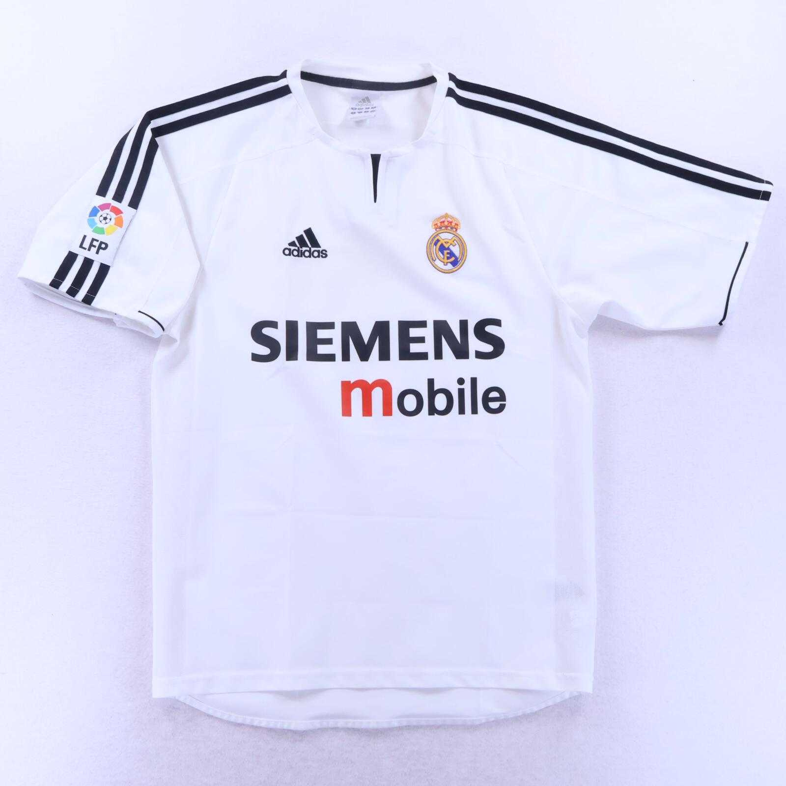 *MINT* Real Madrid Zidane #5 2002/03 Home Shirt - S