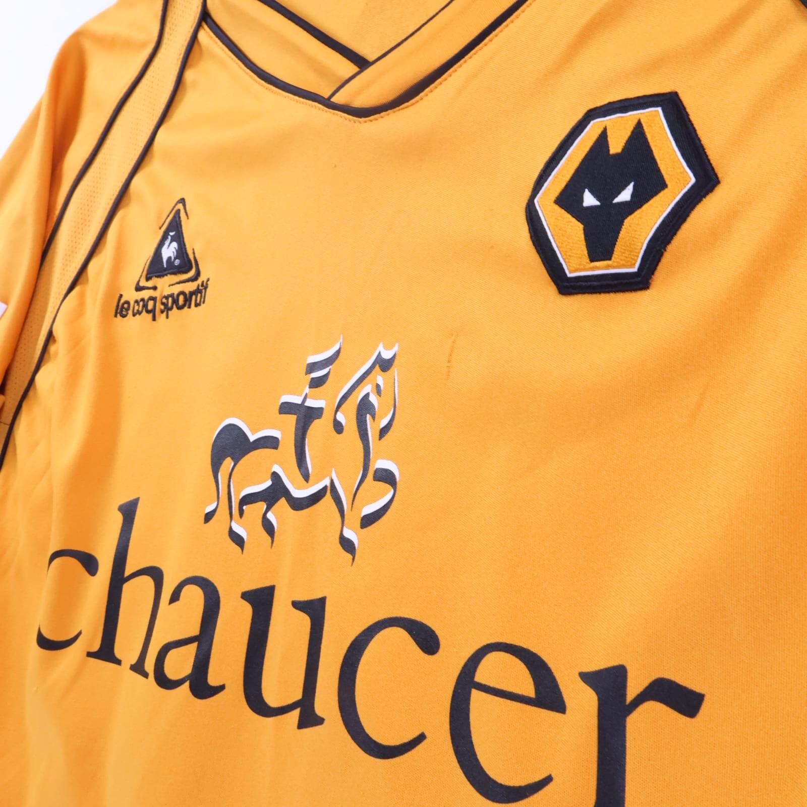Wolverhampton Wanderers F.C Olofinjana #4 2006/08 Home Shirt - L