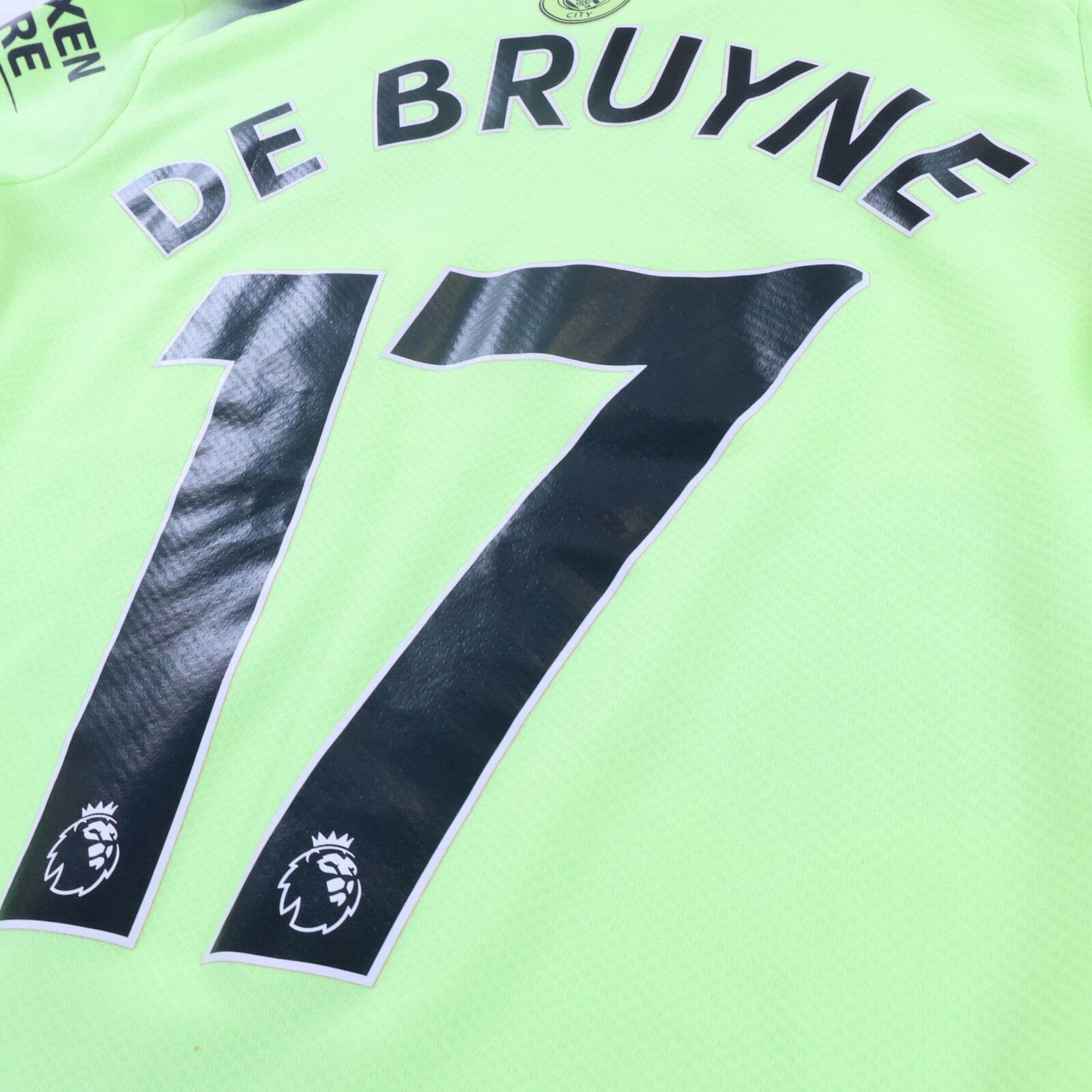 Manchester City De Bruyne #17 2022/23 Third Shirt - YOUTH - M