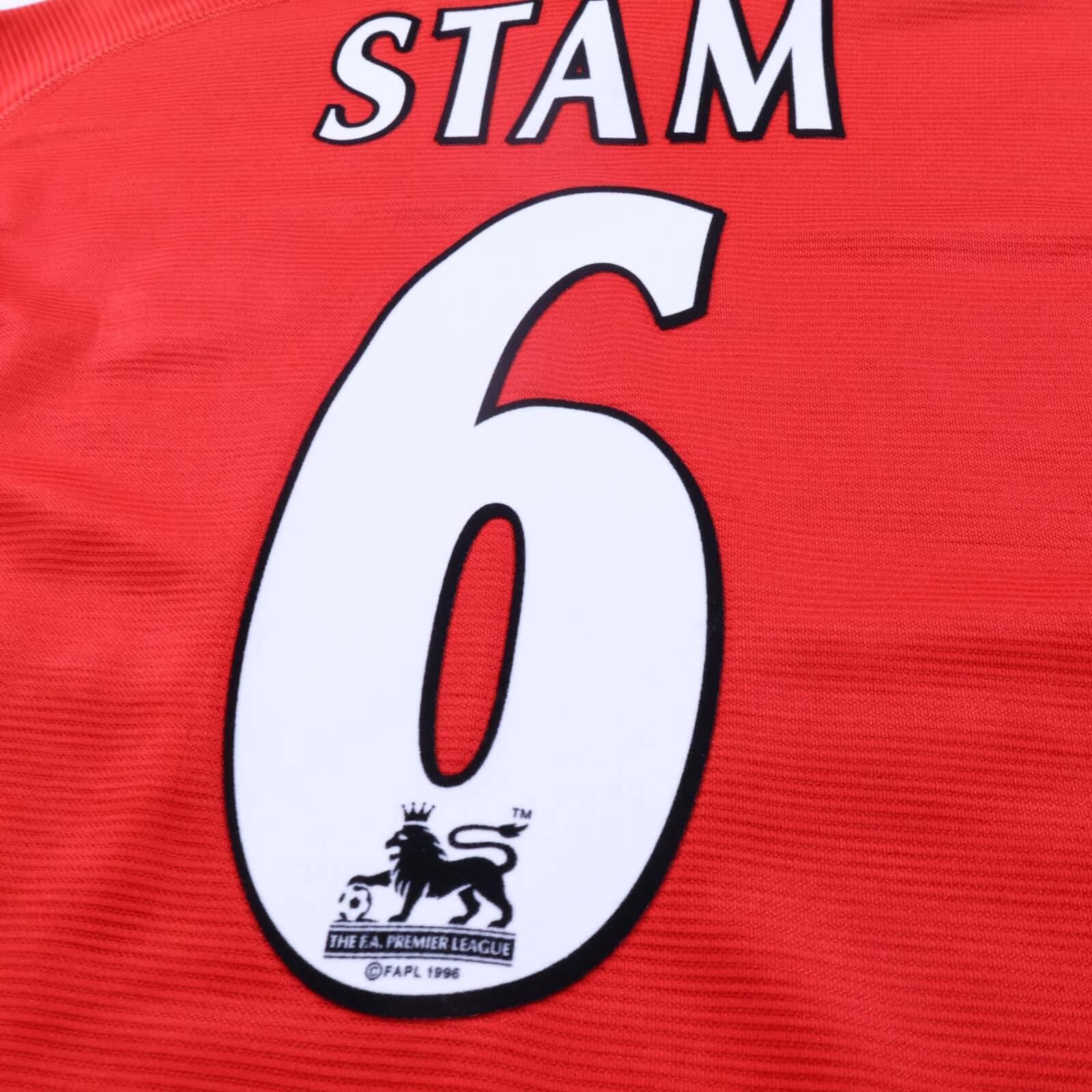 Manchester United Stam #6 2000/02 Home Shirt - XL