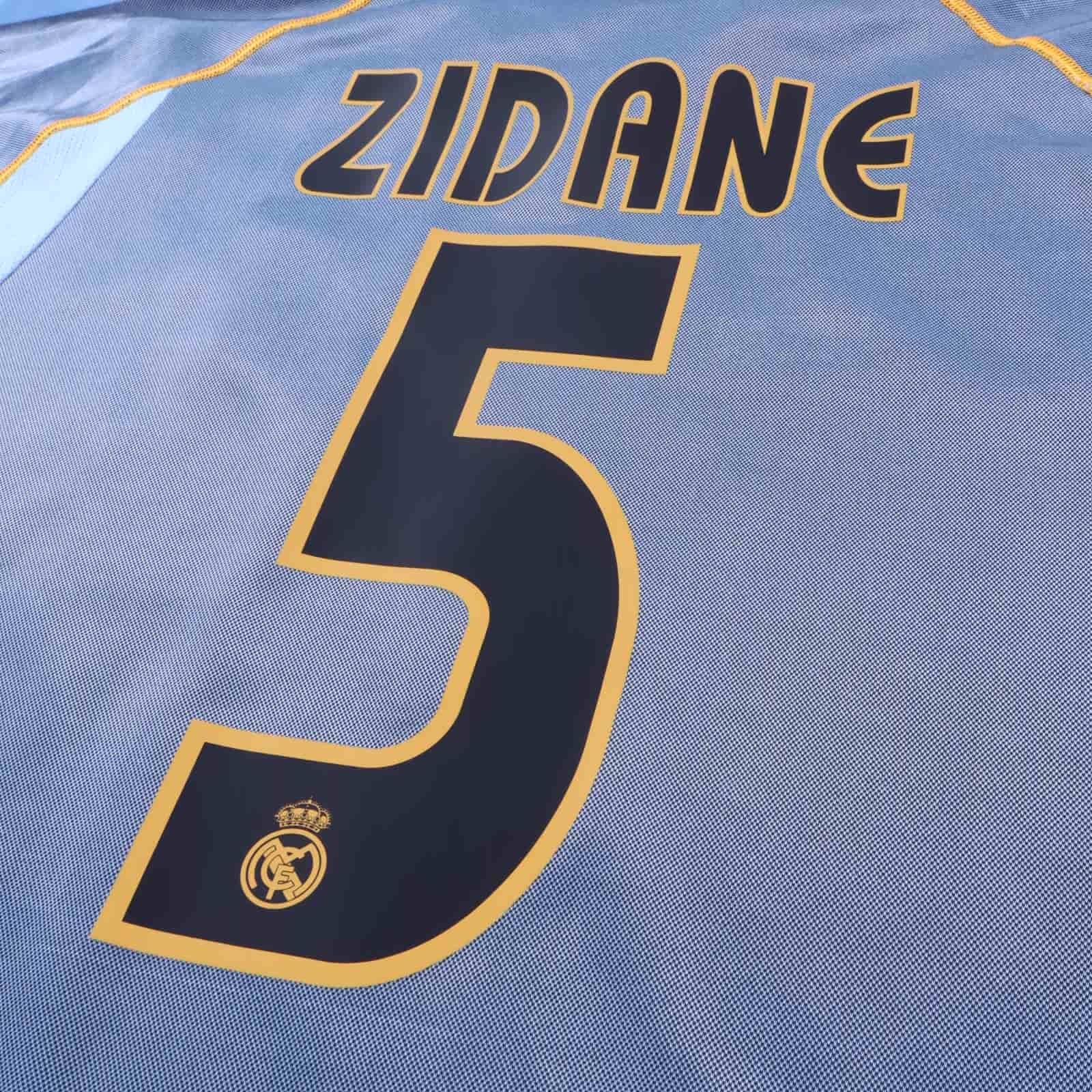 *MINT* Real Madrid Zidane #5 2003/04 Third Shirt - M
