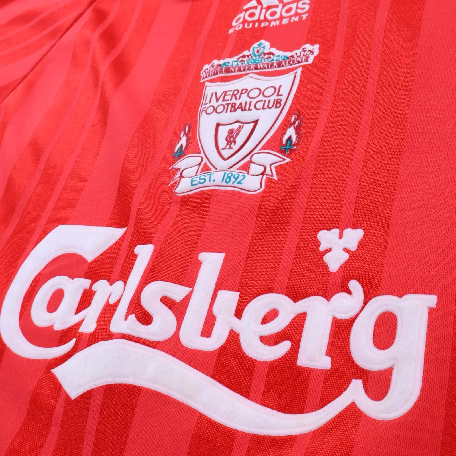 Liverpool F.C Barnes #10 1993/95 Home Shirt - XL