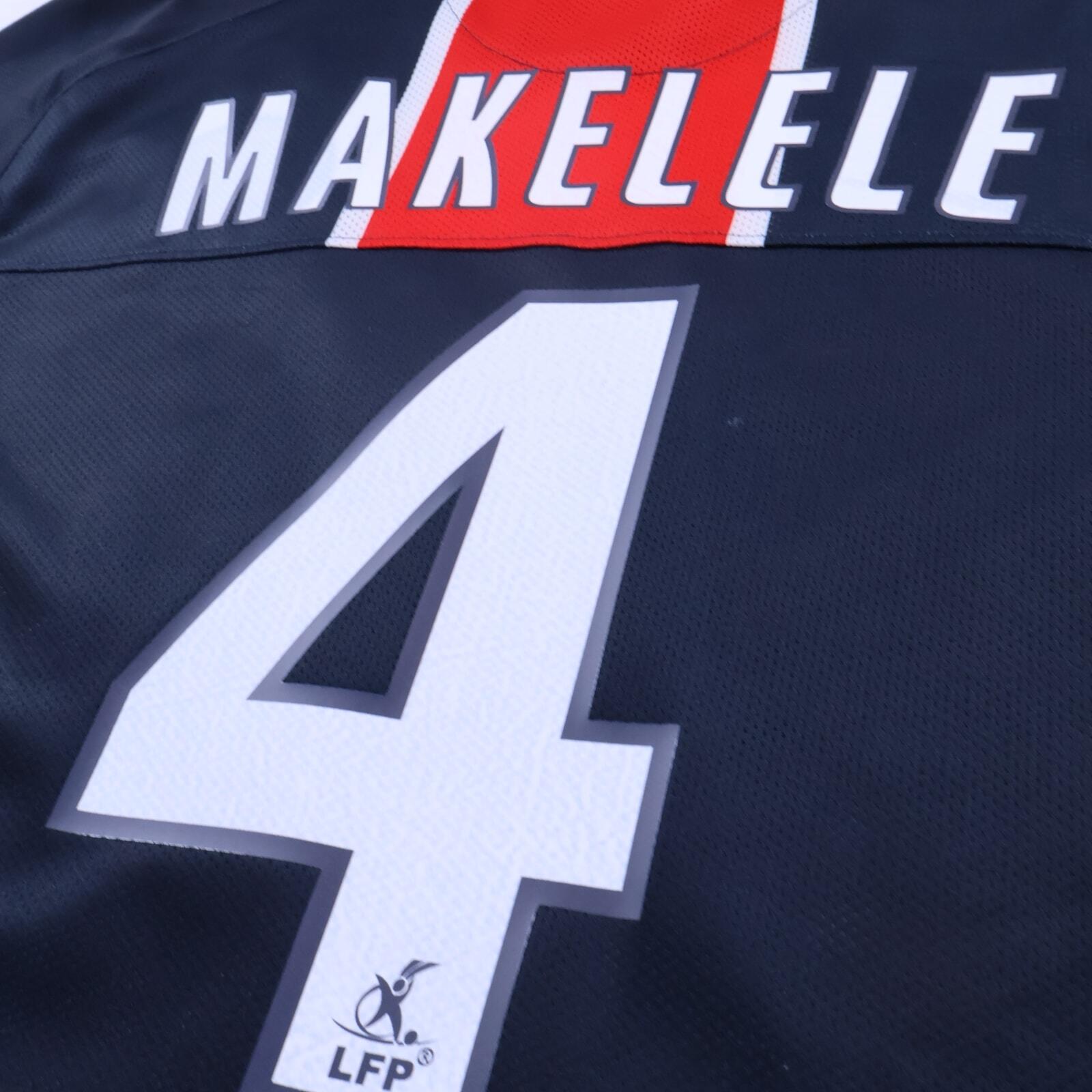 Paris Saint-Germain F.C Makelele #4 2007/08 Home Shirt - Player Issue - M
