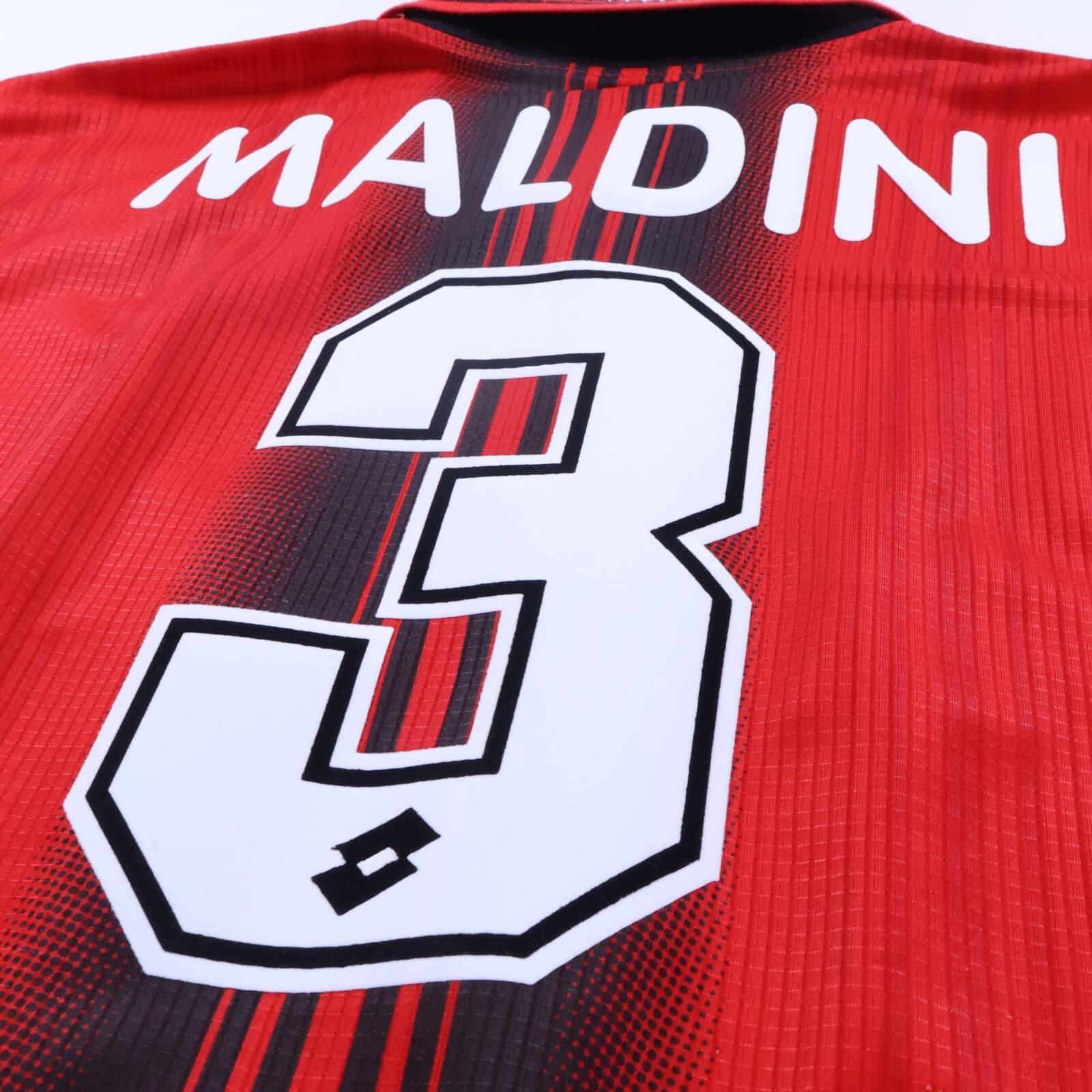 Ac Milan Maldini #3 1997/98 Fourth Shirt - L